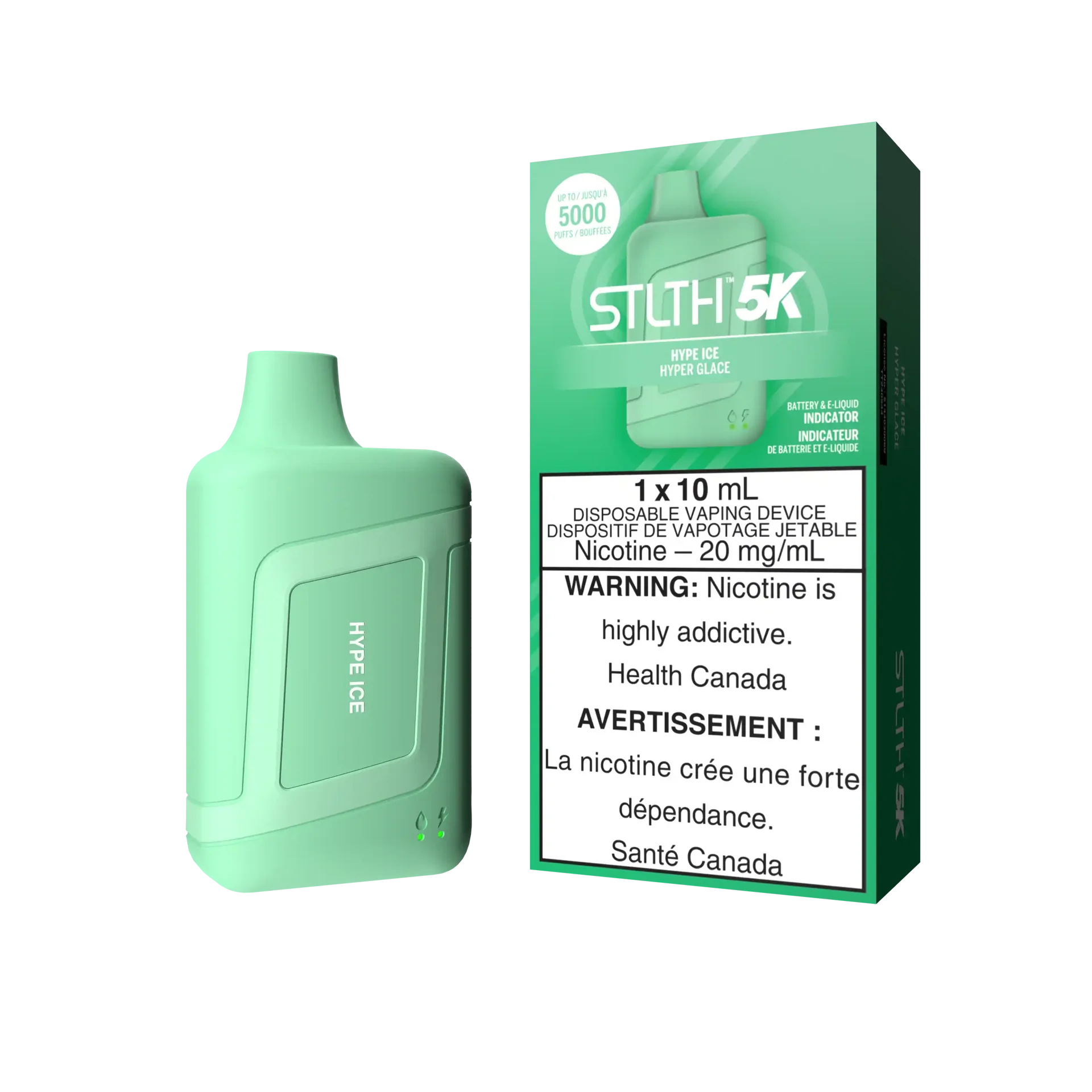 Hype Ice (Ice Energy) Stlth 5K Box - Disposable Vape by STLTH