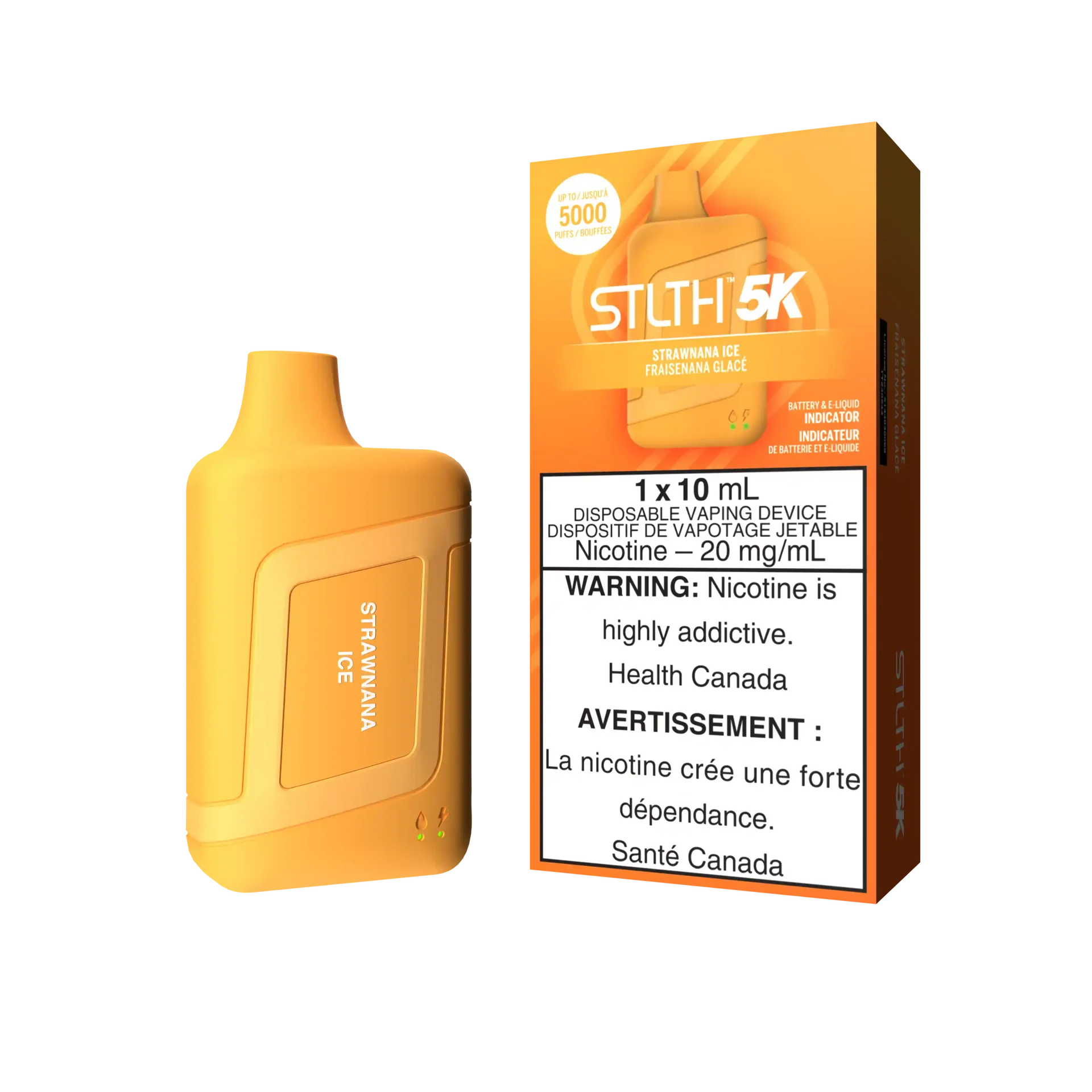Strawnana Ice Stlth 5K Box - Disposable Vape by STLTH
