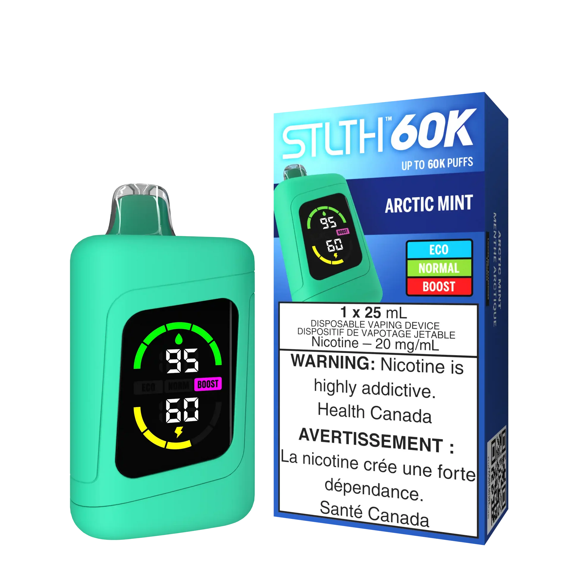 Arctic Mint Stlth 60K - Disposable Vape by STLTH
