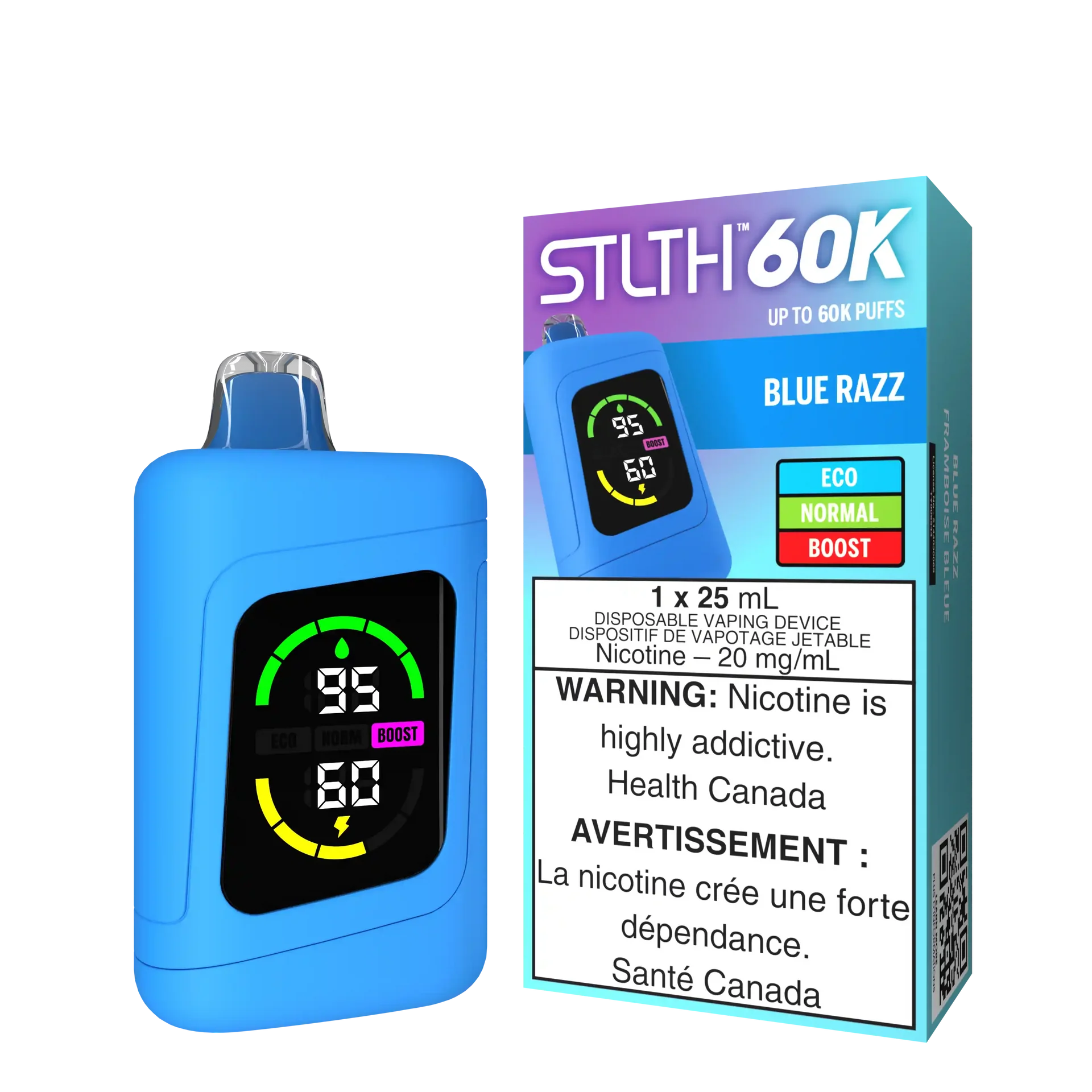 Blue Razz Stlth 60K - Disposable Vape by STLTH