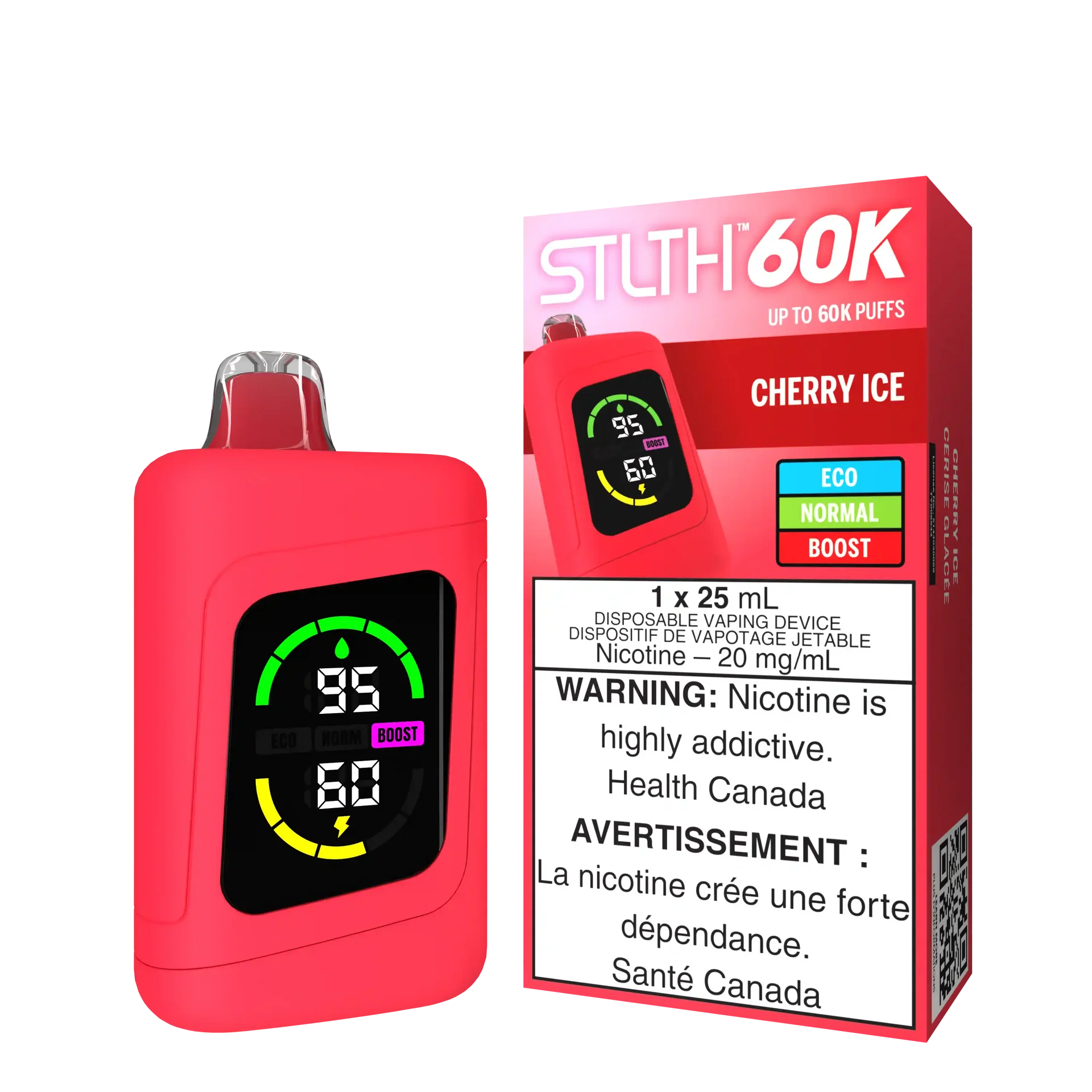 Cherry Ice Stlth 60K - Disposable Vape by STLTH