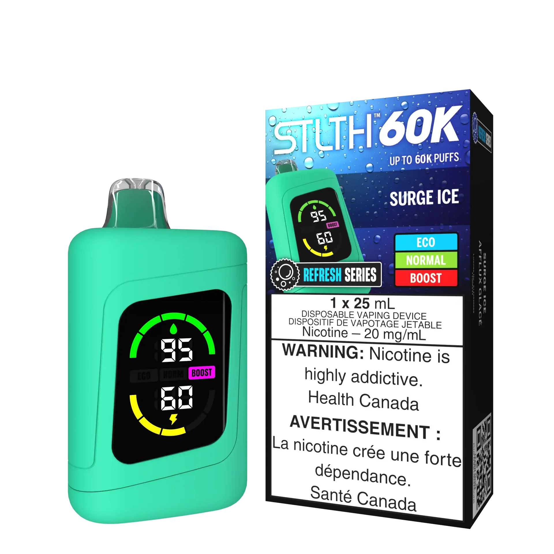 Surge Ice Stlth 60K Refresh Series - Disposable Vape by STLTH