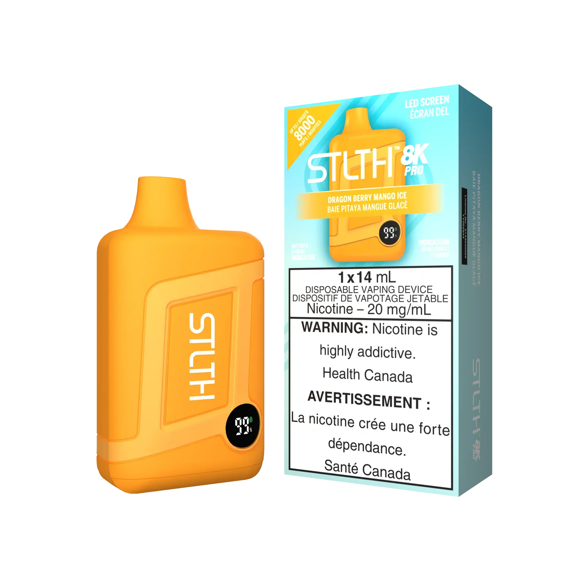 Dragon Berry Mango Ice Stlth 8K Pro - Disposable Vape