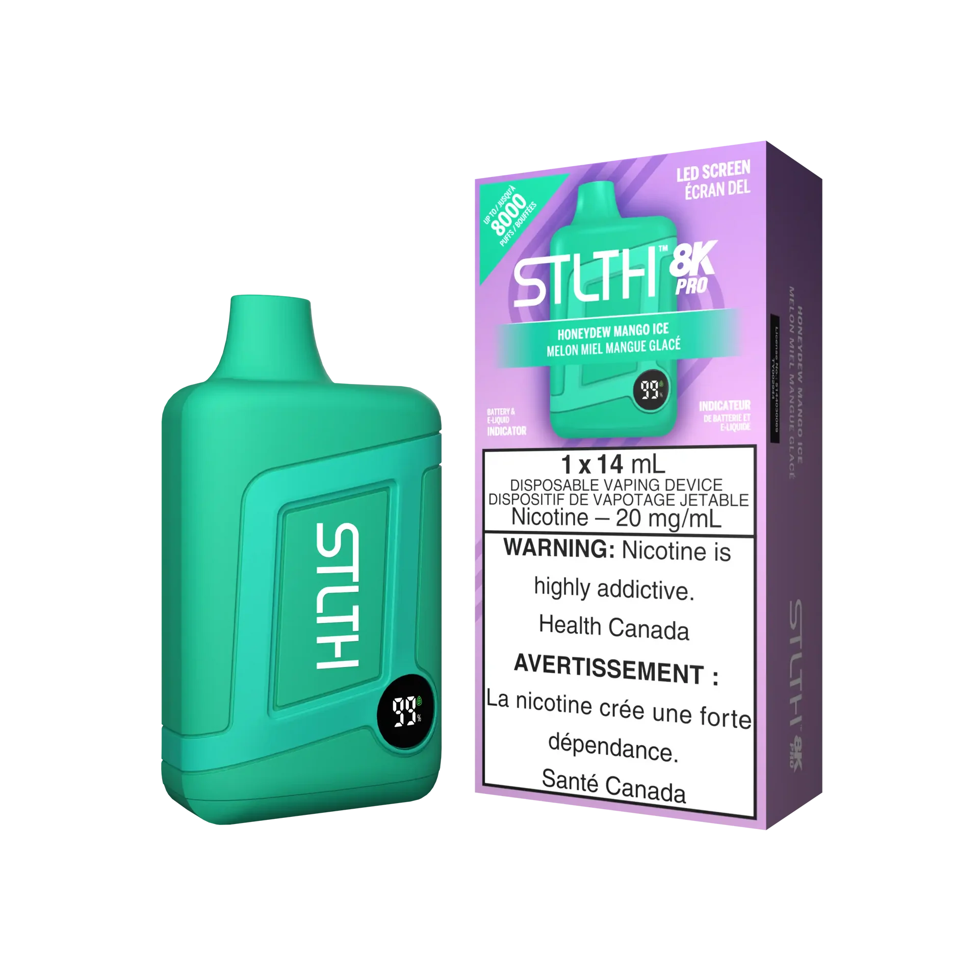 Honeydew Mango Ice Stlth 8K Pro - Disposable Vape