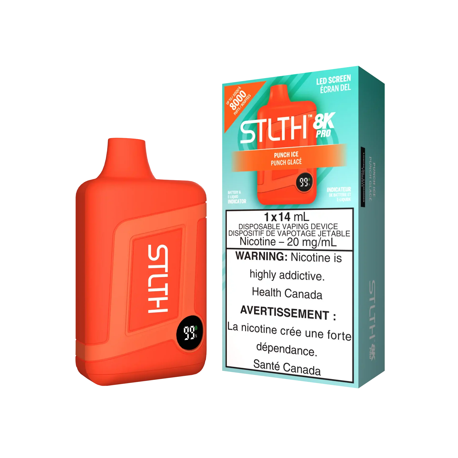 Punch Ice Stlth 8K Pro - Disposable Vape by STLTH