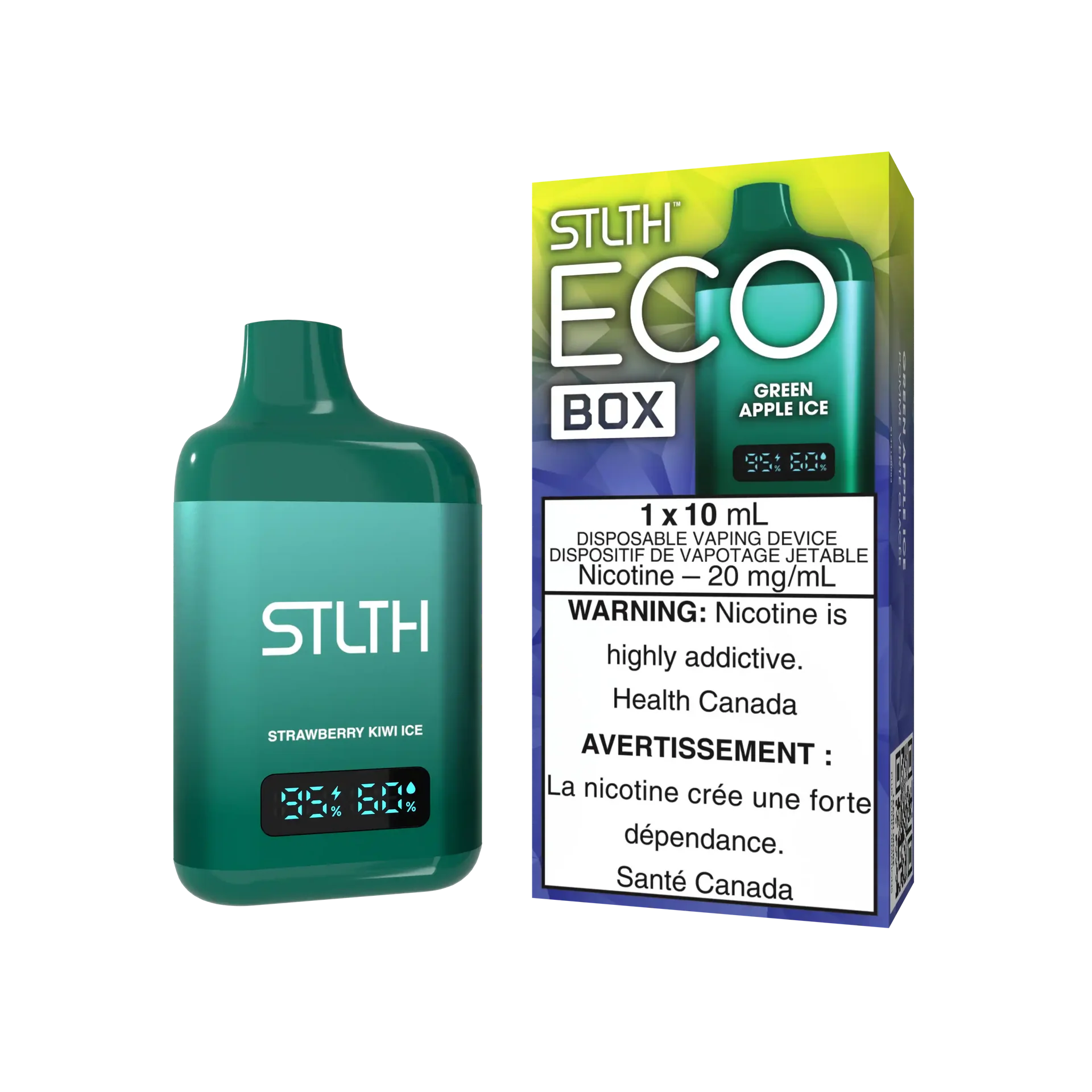 Green Apple Ice Stlth Eco Box - Disposable by STLTH