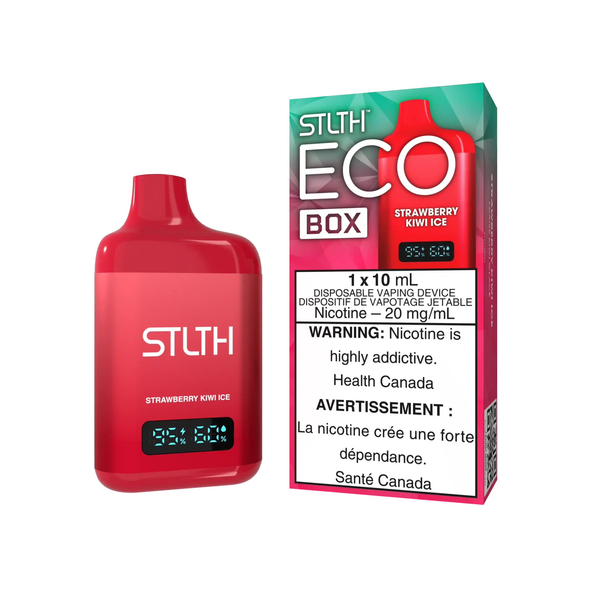 Strawberry Kiwi Ice Stlth Eco Box - Disposable by STLTH