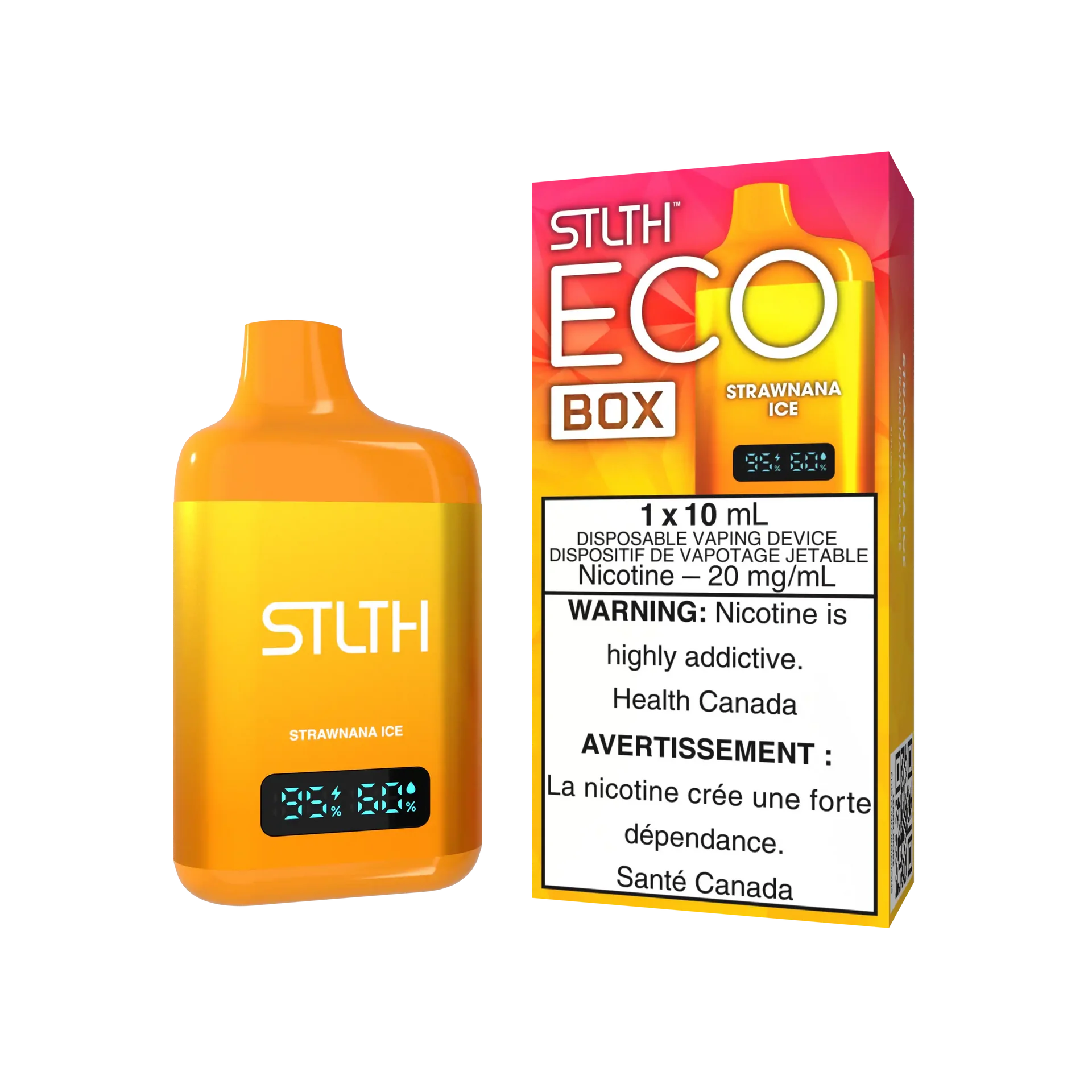 Strawnana Ice Stlth Eco Box - Disposable by STLTH