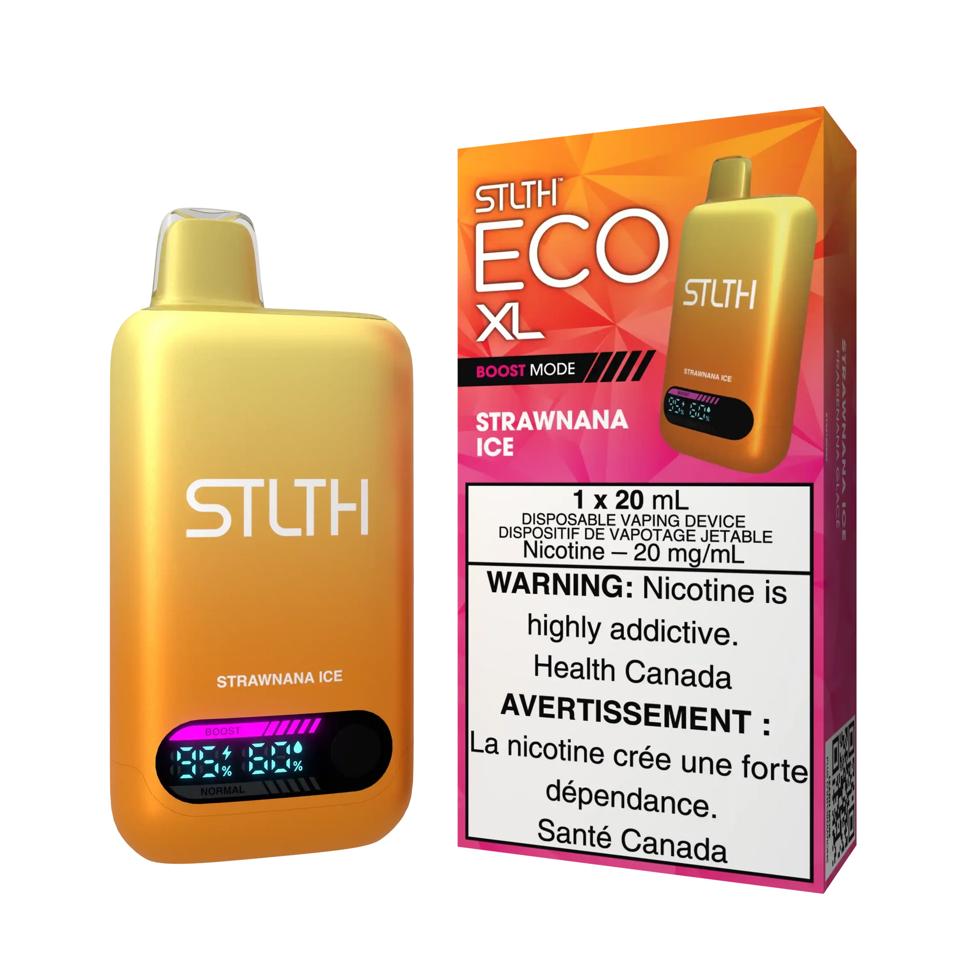Strawnana Ice Stlth Eco XL - Disposable 60K by STLTH