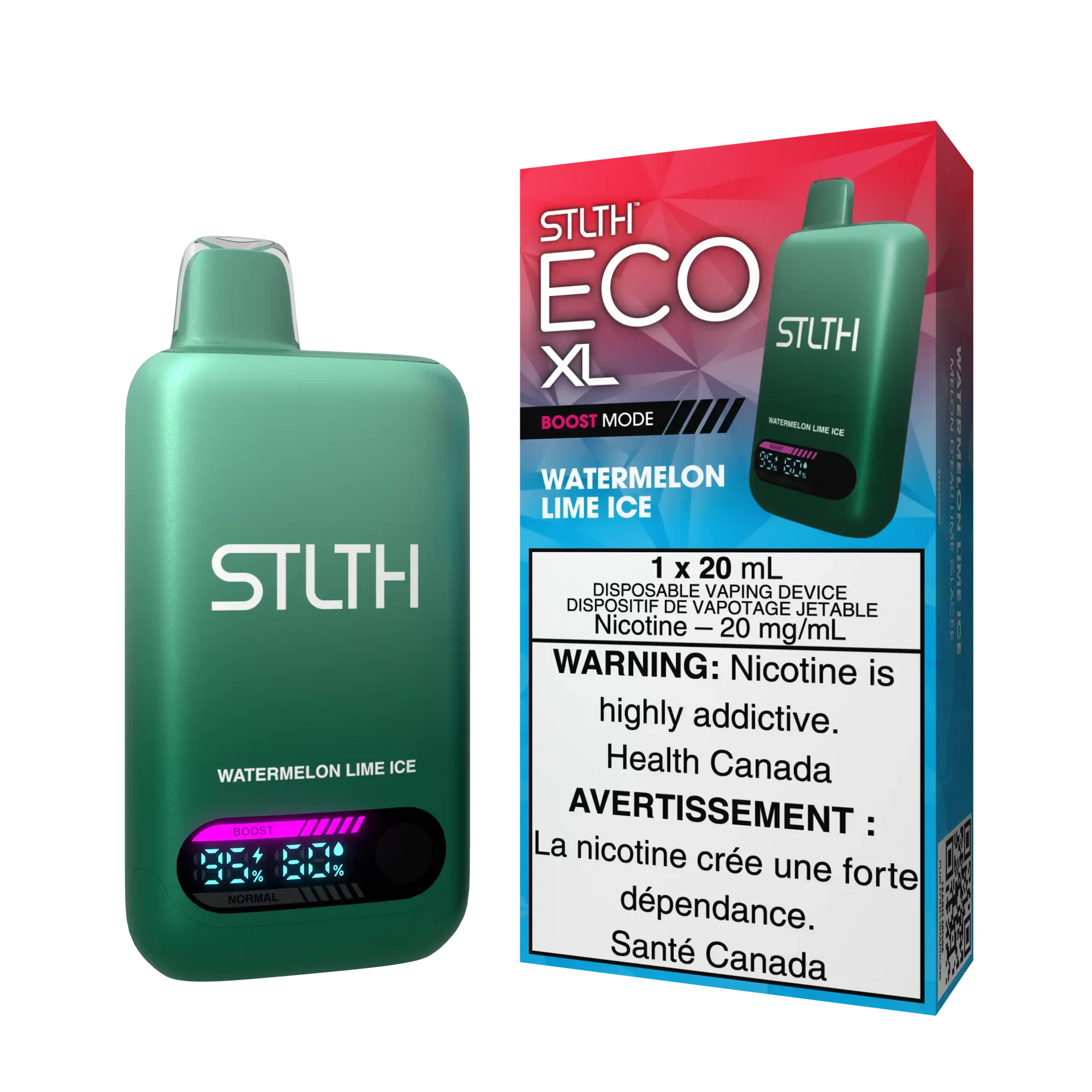 Watermelon Lime Ice Stlth Eco XL - Disposable 60K by STLTH