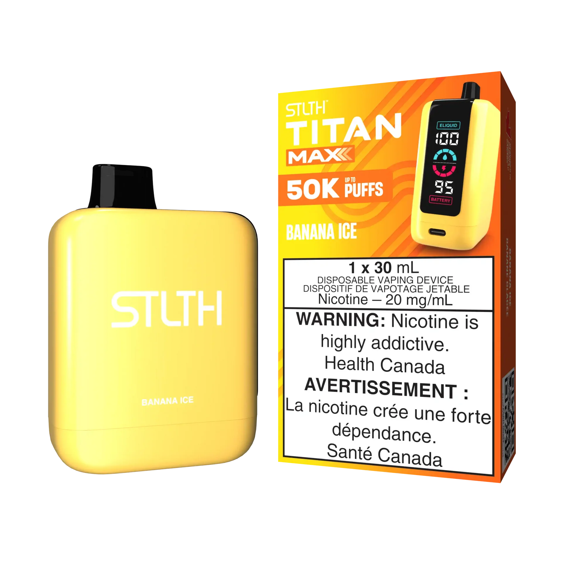 Banana Ice Stlth Titan Max - Disposable 50K by STLTH