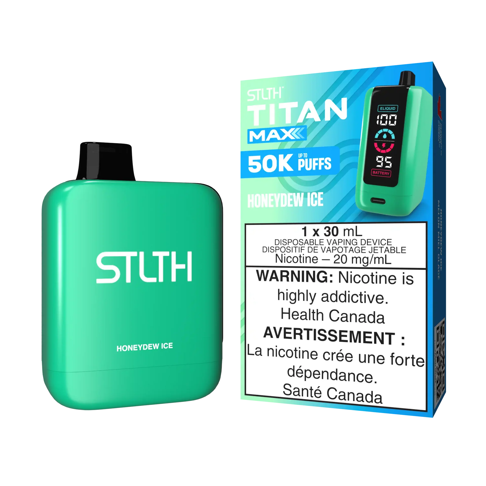 Honeydew Ice Stlth Titan Max - Disposable 50K by STLTH