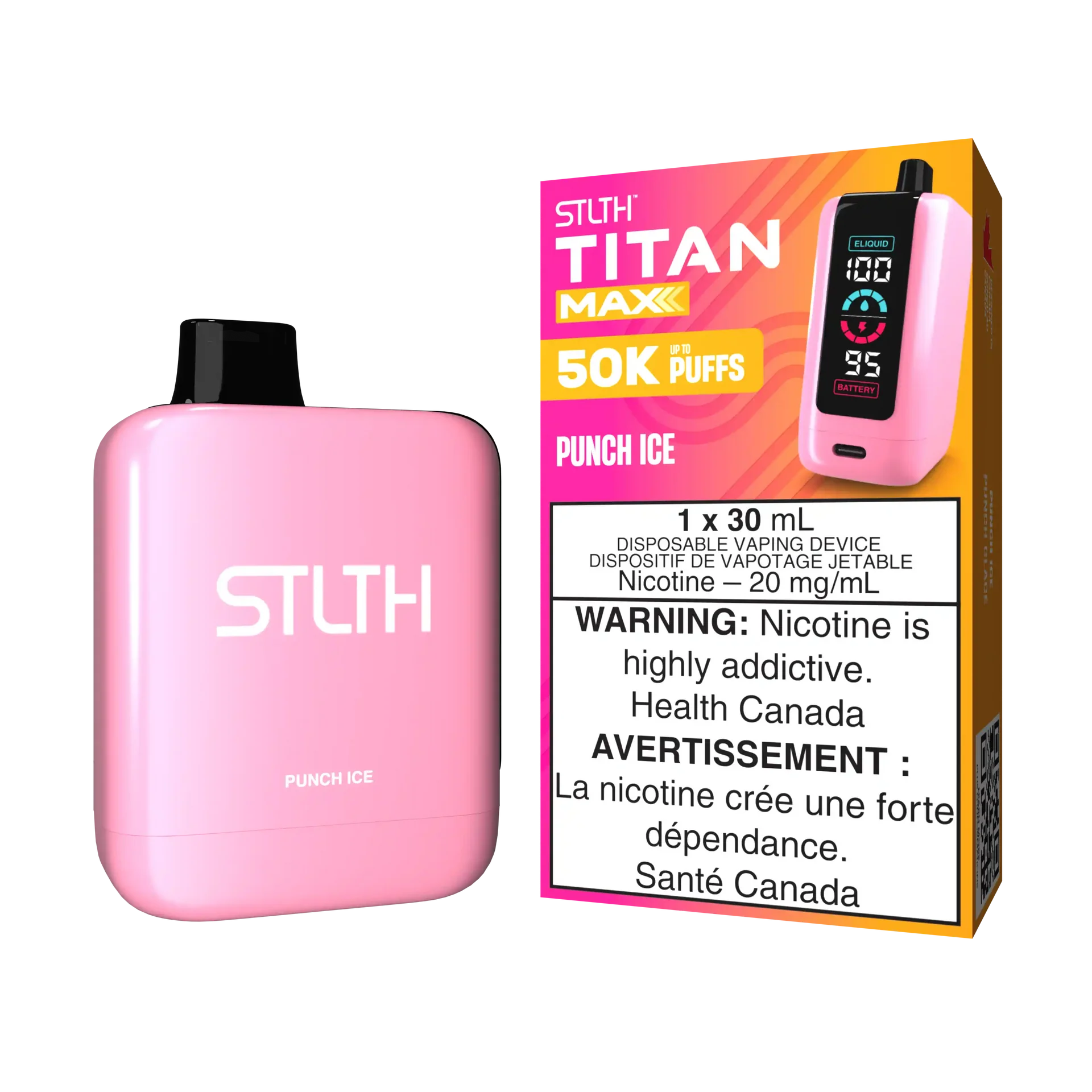 Punch Ice Stlth Titan Max - Disposable 50K by STLTH