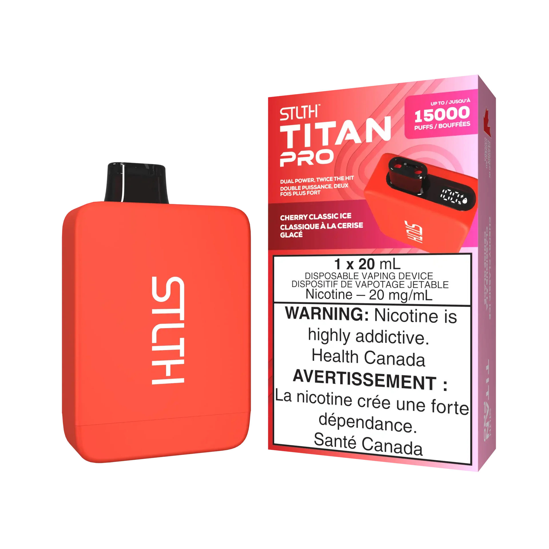 Cherry Classic Ice Stlth Titan Pro - Disposable 15K by STLTH