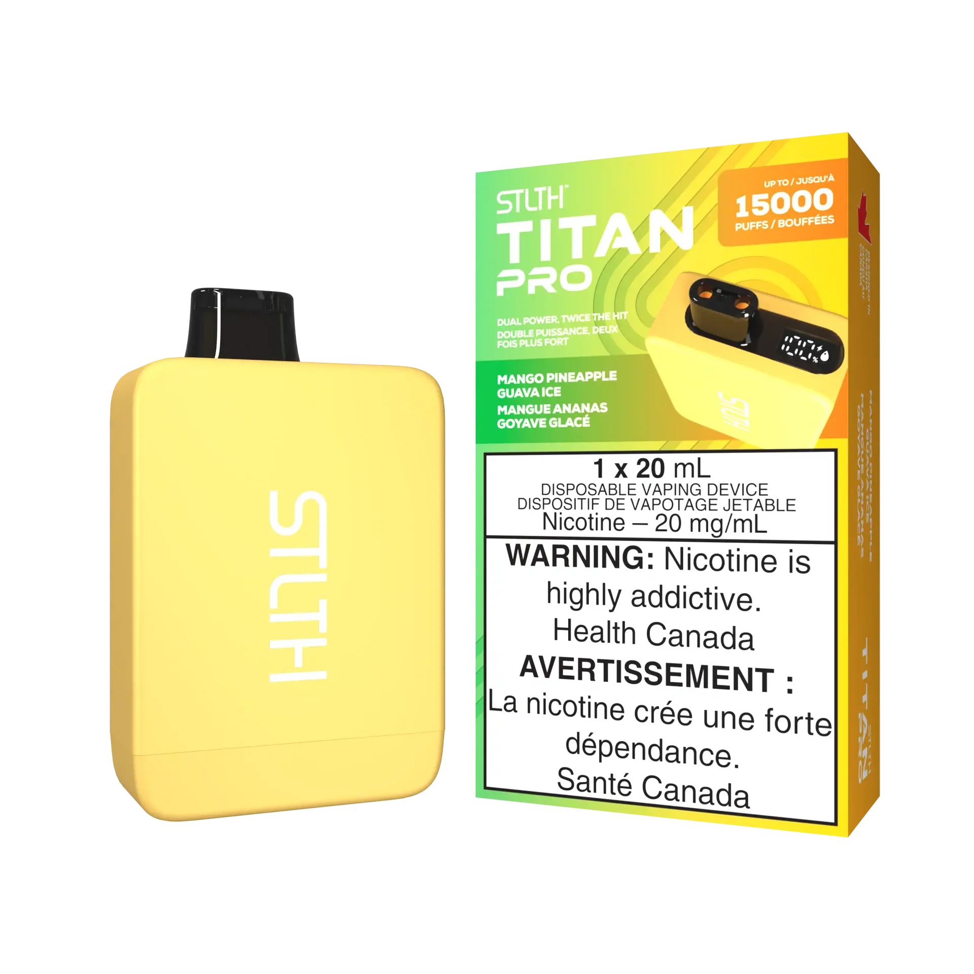 Mango Pineapple Guava Ice Stlth Titan Pro - Disposable 15K by STLTH