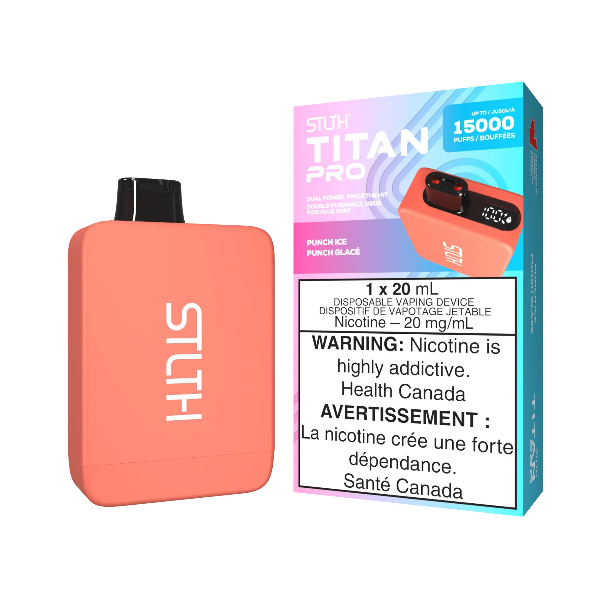Punch Ice Stlth Titan Pro - Disposable 15K by STLTH