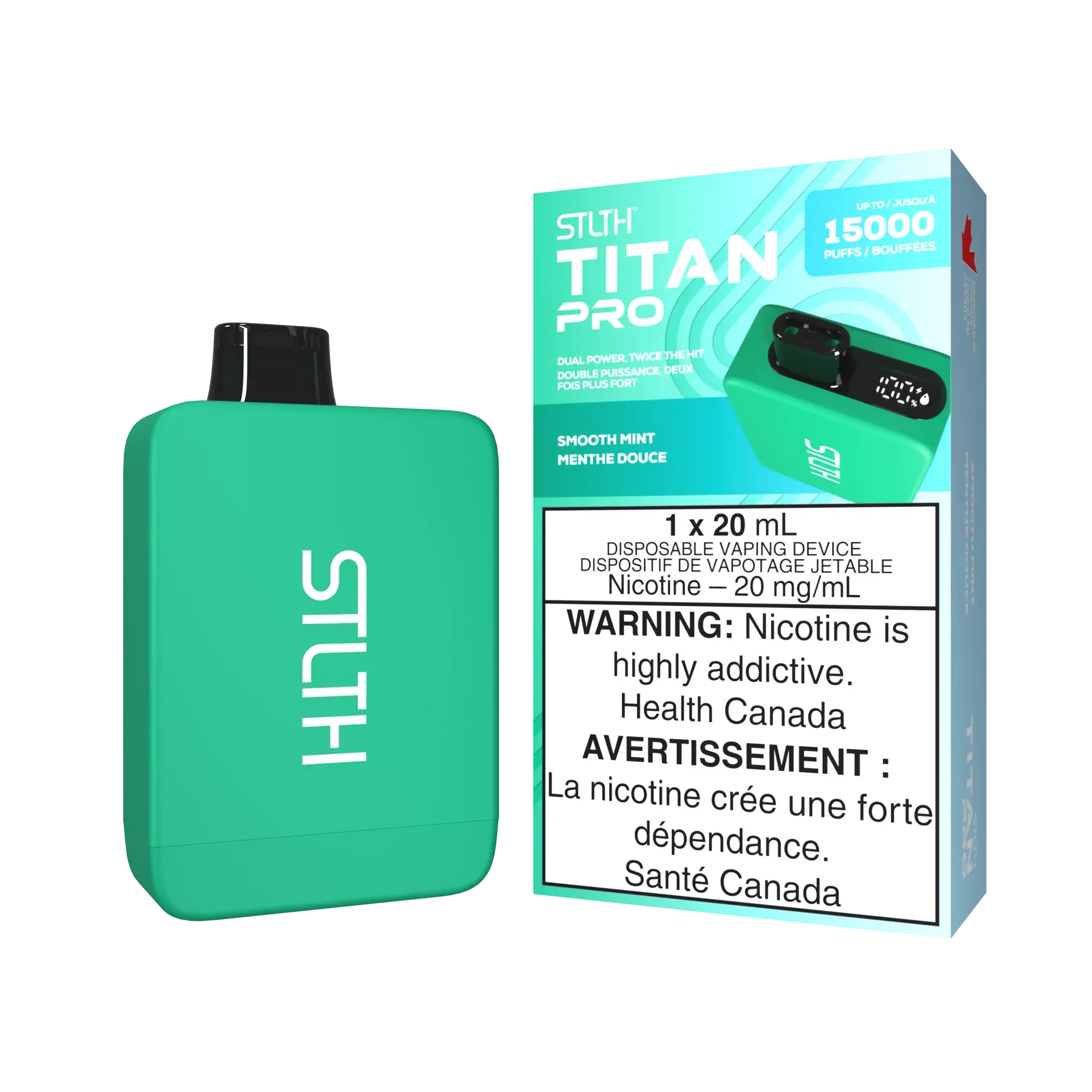 crisp Mint Stlth Titan Pro - Disposable 15K by STLTH
