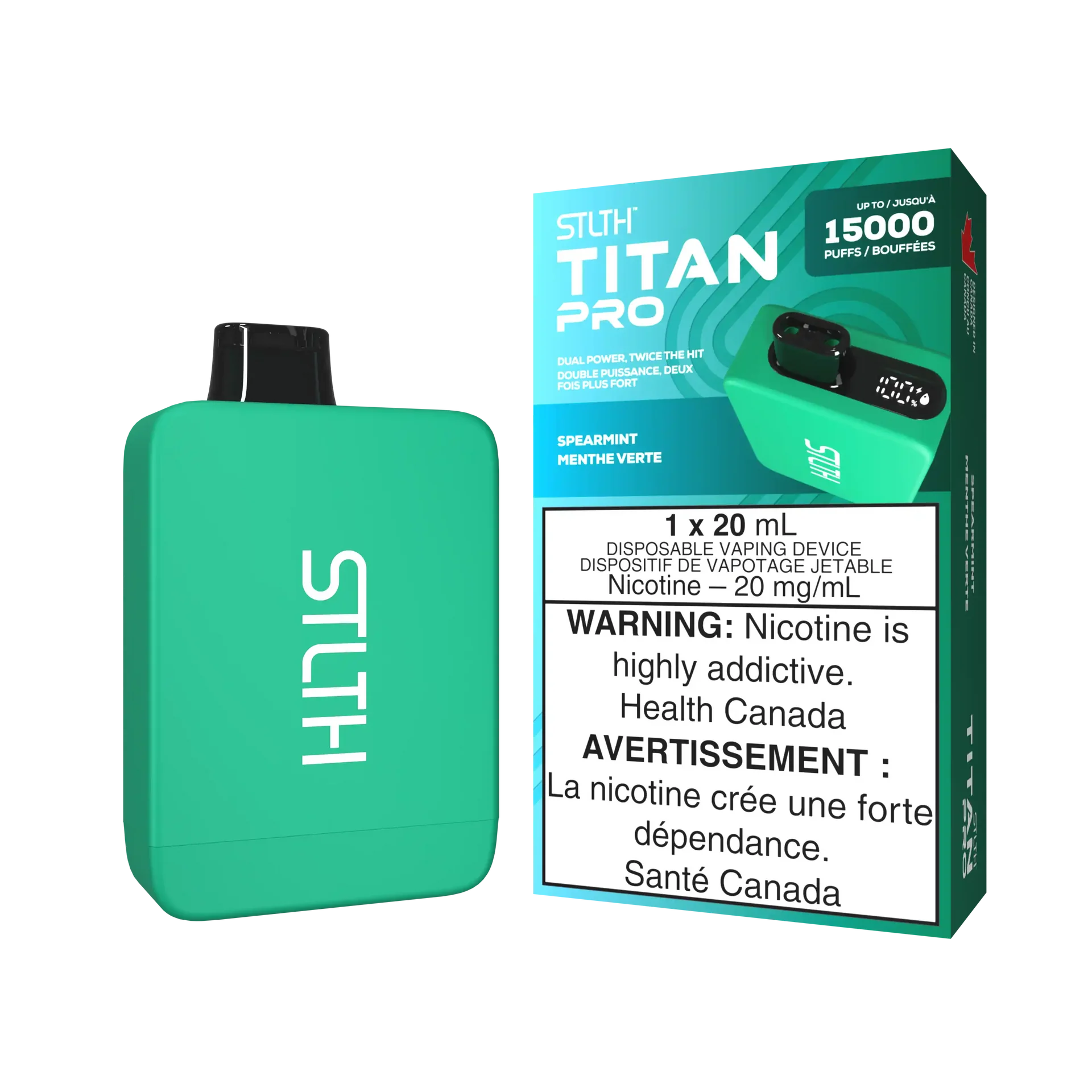 Spearmint Stlth Titan Pro - Disposable 15K by STLTH