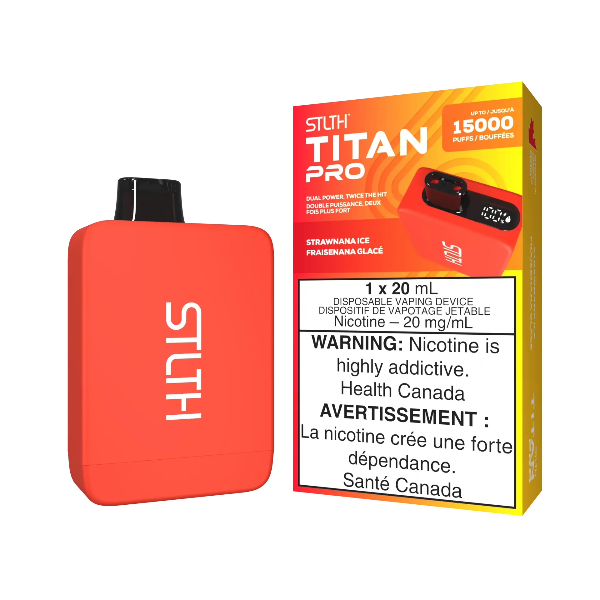 Strawnana Ice Stlth Titan Pro - Disposable 15K by STLTH