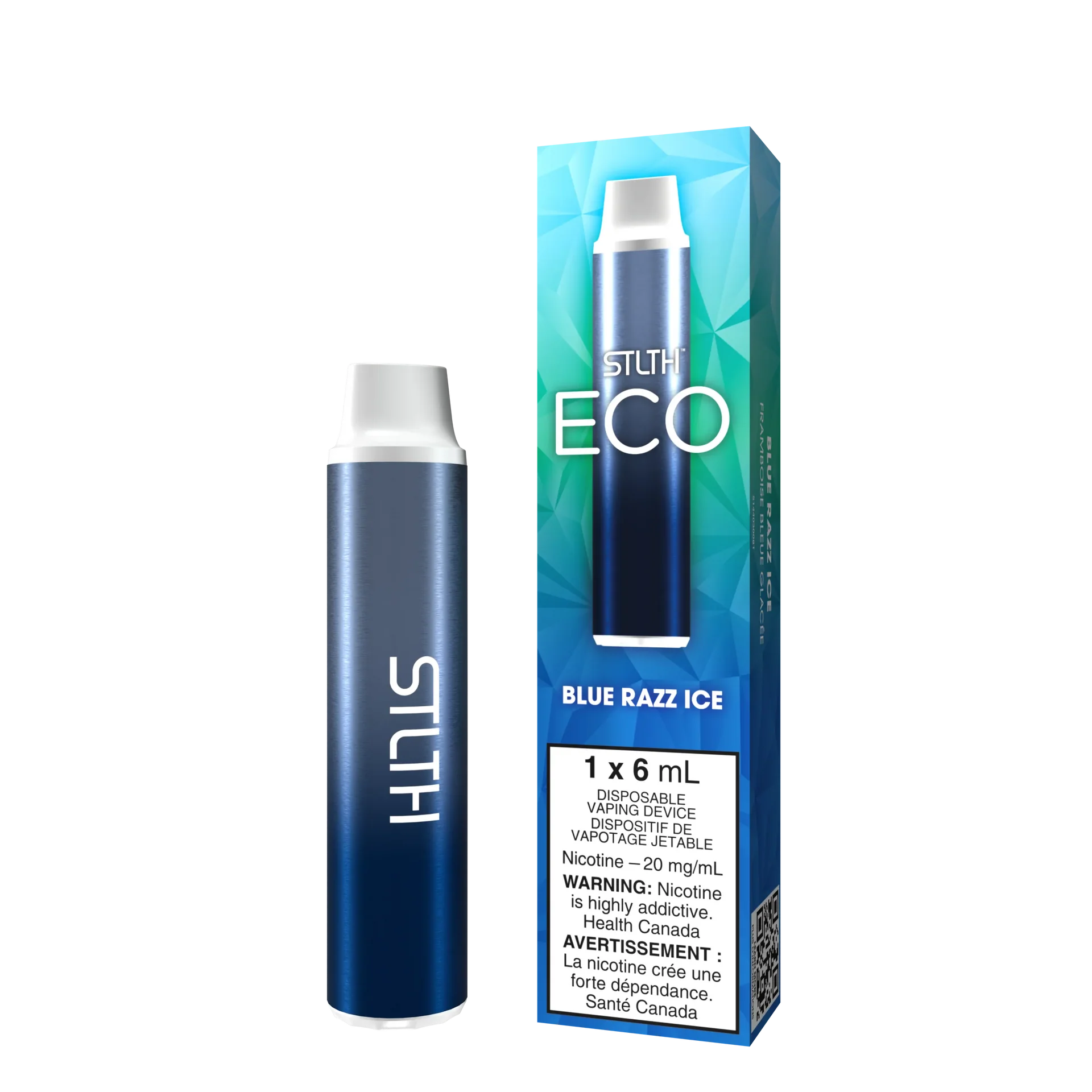 Blue Razz Ice Stlth ECO - Disposable Vape by STLTH
