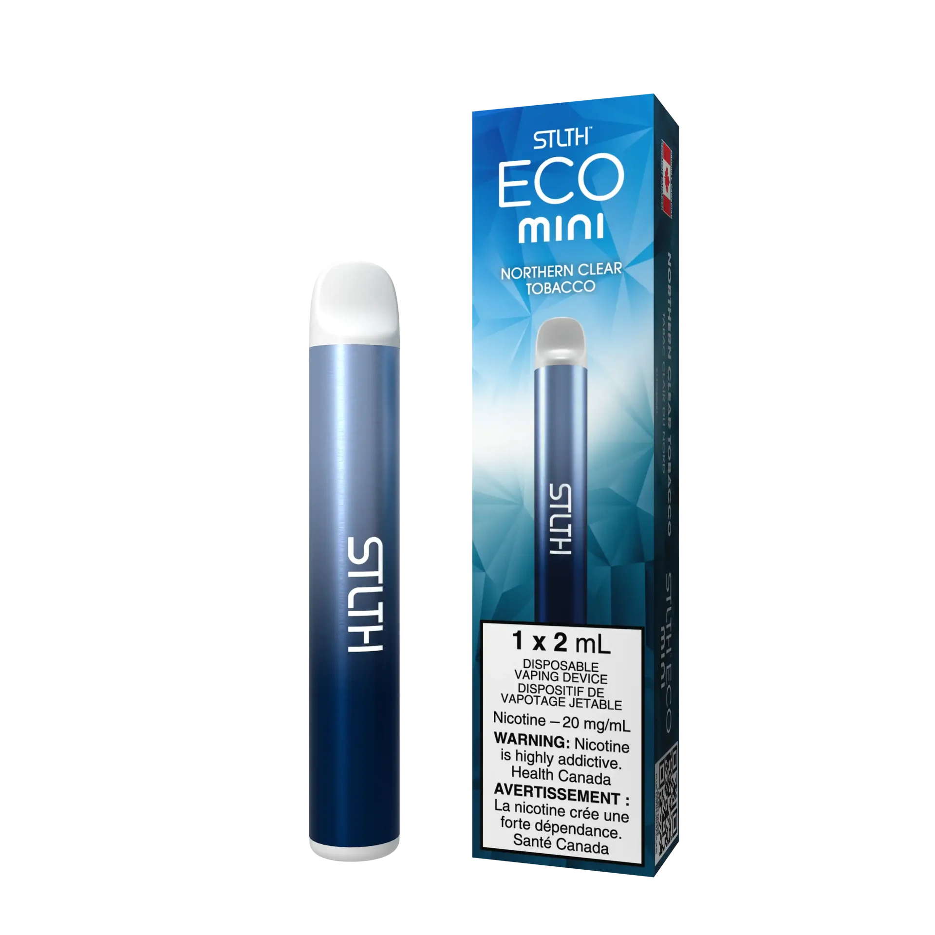 Northern Clear Tobacco Stlth Eco Mini - Disposable Vape – 20mg by STLTH