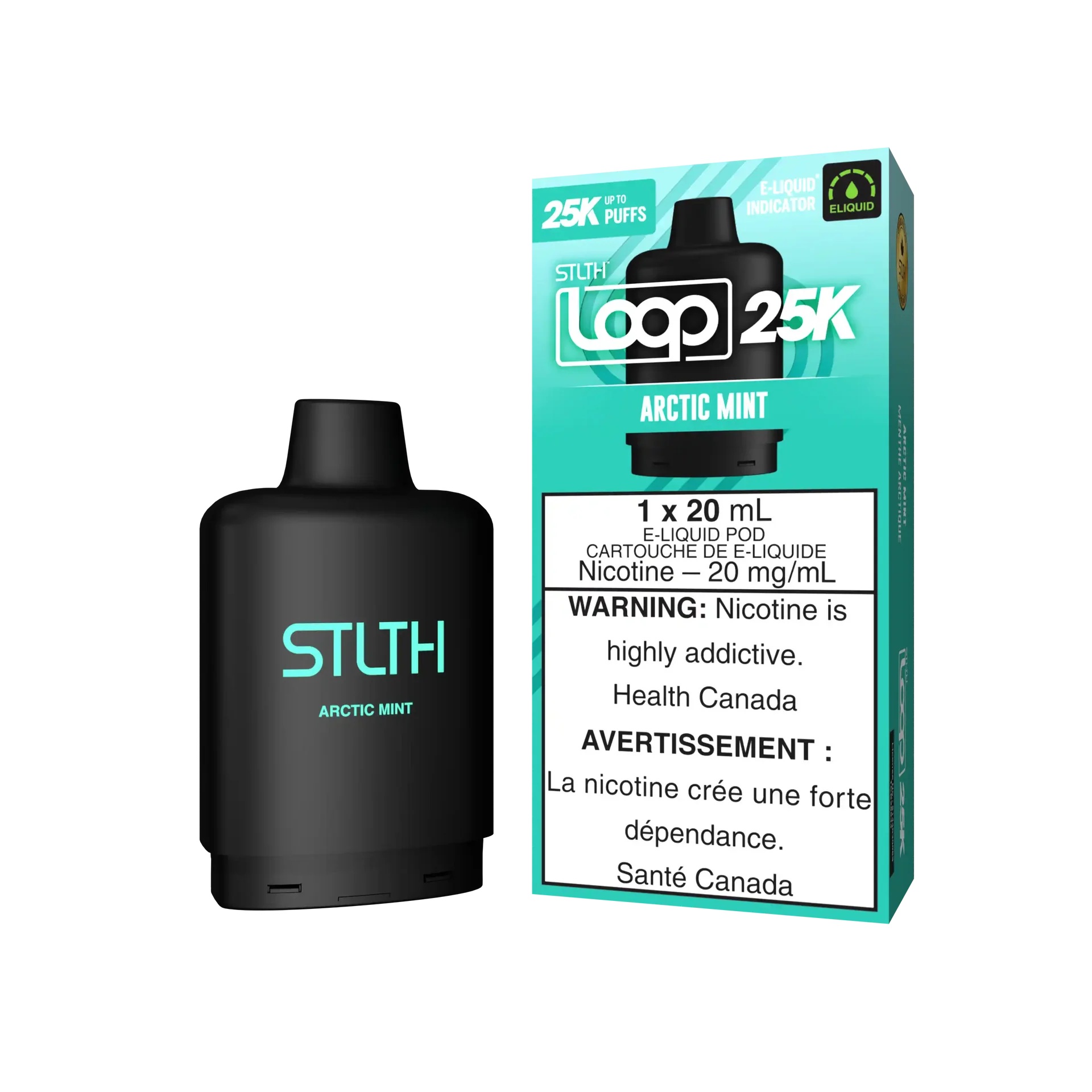 Arctic Mint Stlth Loop 25K Pod by STLTH LOOP