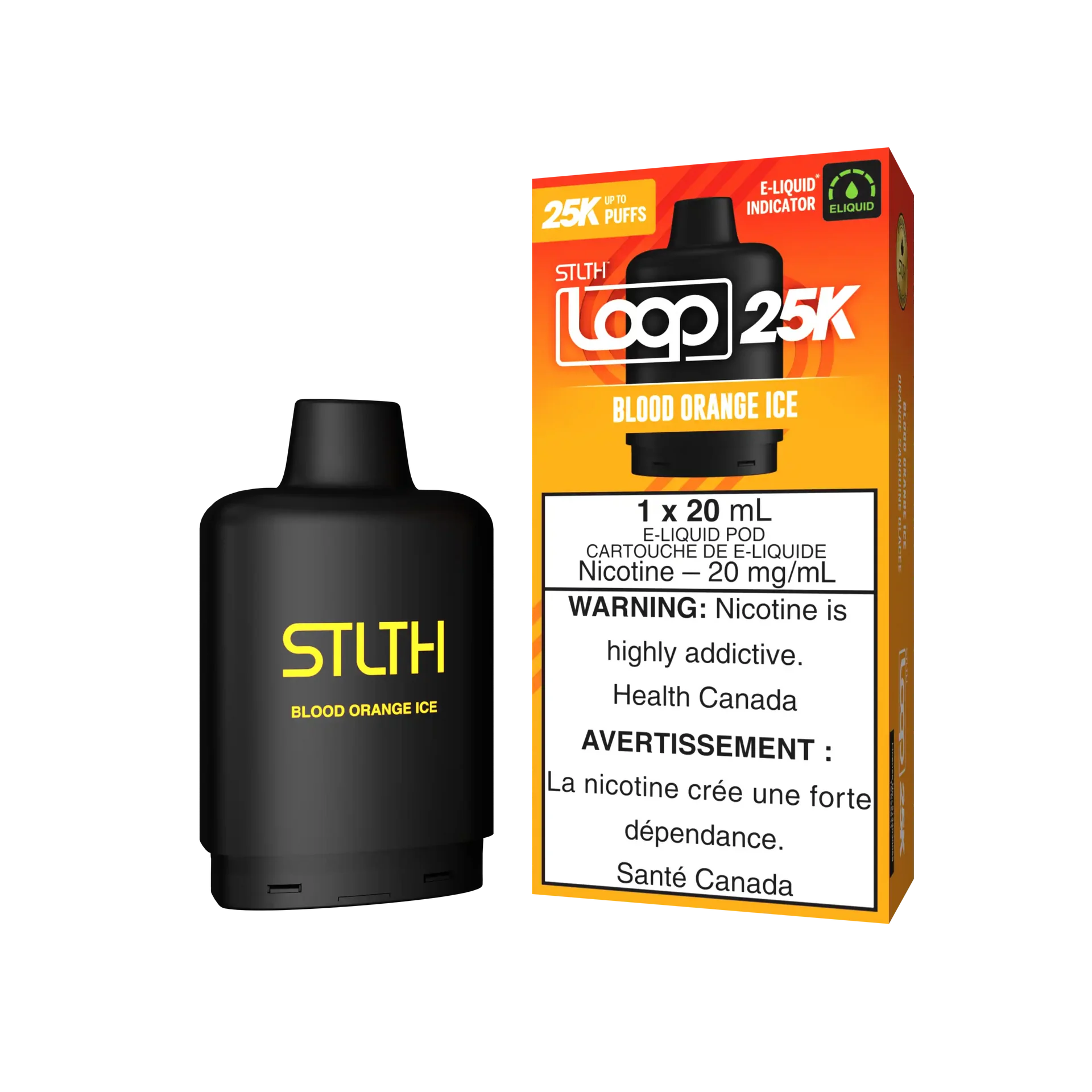 Blood Orange Ice Stlth Loop 25K Pod by STLTH LOOP