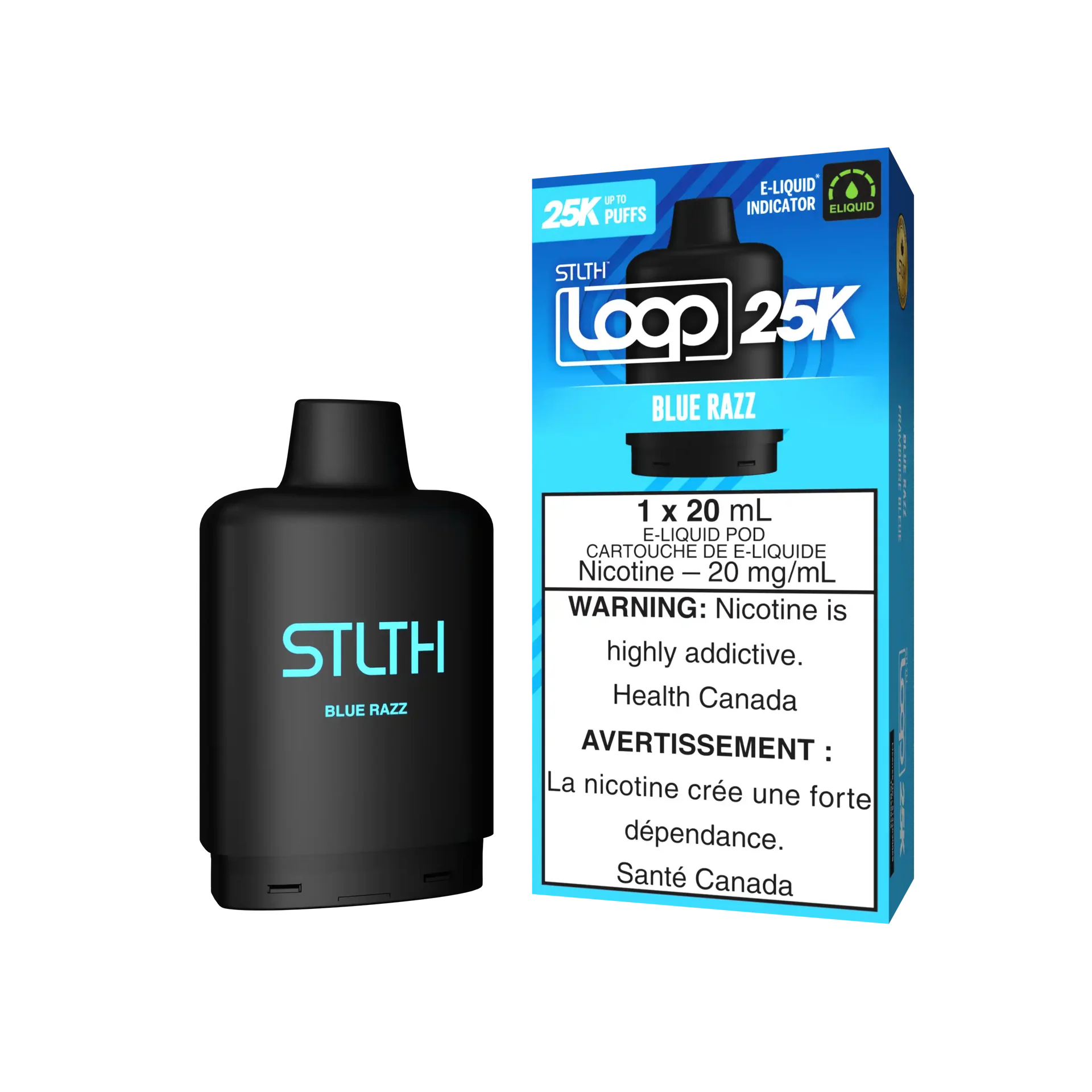 Blue Razz Stlth Loop 25K Pod by STLTH LOOP