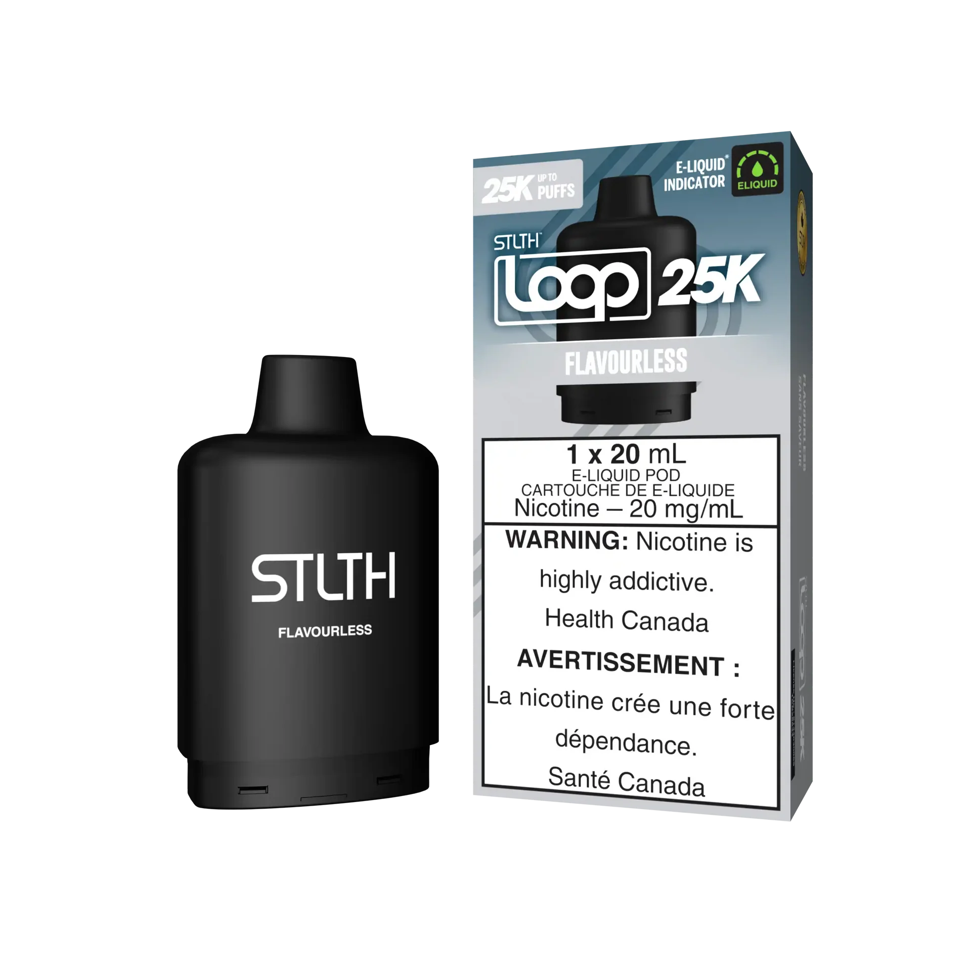 Flavourless Stlth Loop 25K Pod by STLTH LOOP