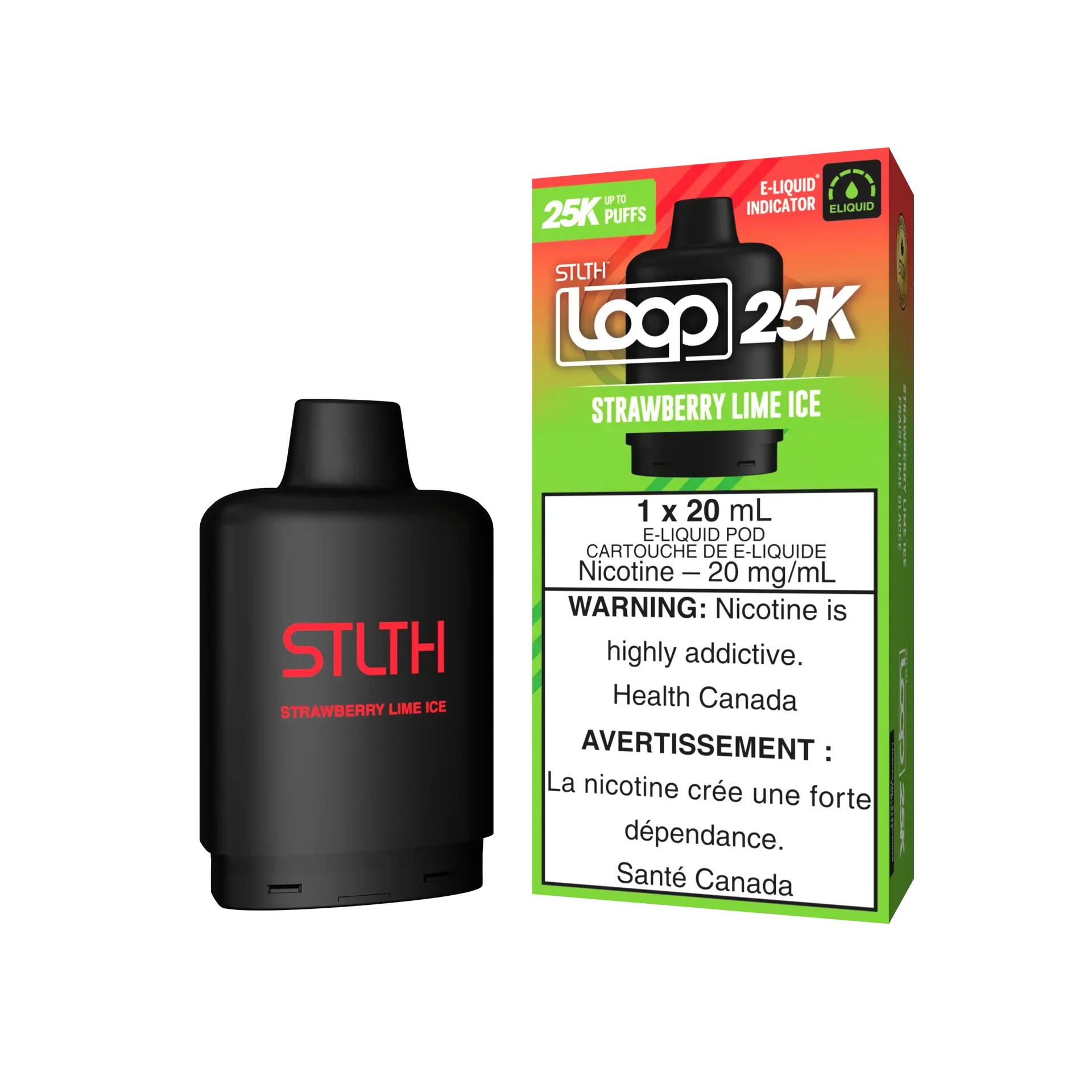 Strawberry Lime Ice Stlth Loop 25K Pod by STLTH LOOP