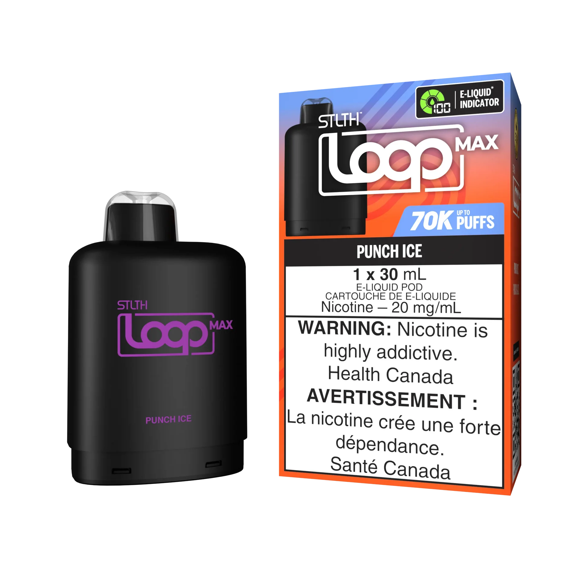 Punch Ice Stlth Loop Max 70K Pod by STLTH LOOP MAX