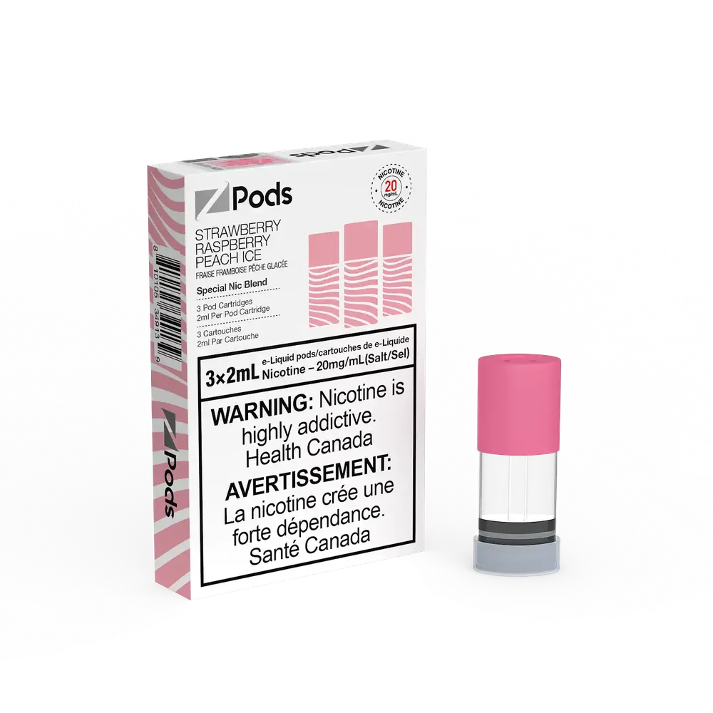 Strawberry Raspberry Peach Ice ZPods by ZLab