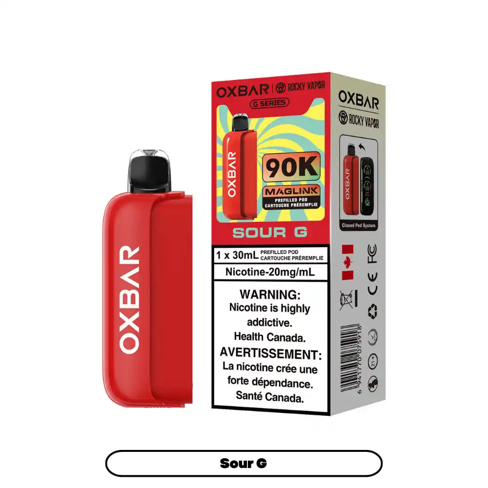 Sour G Oxbar Maglink Pods (G Series) 90K by OXBAR