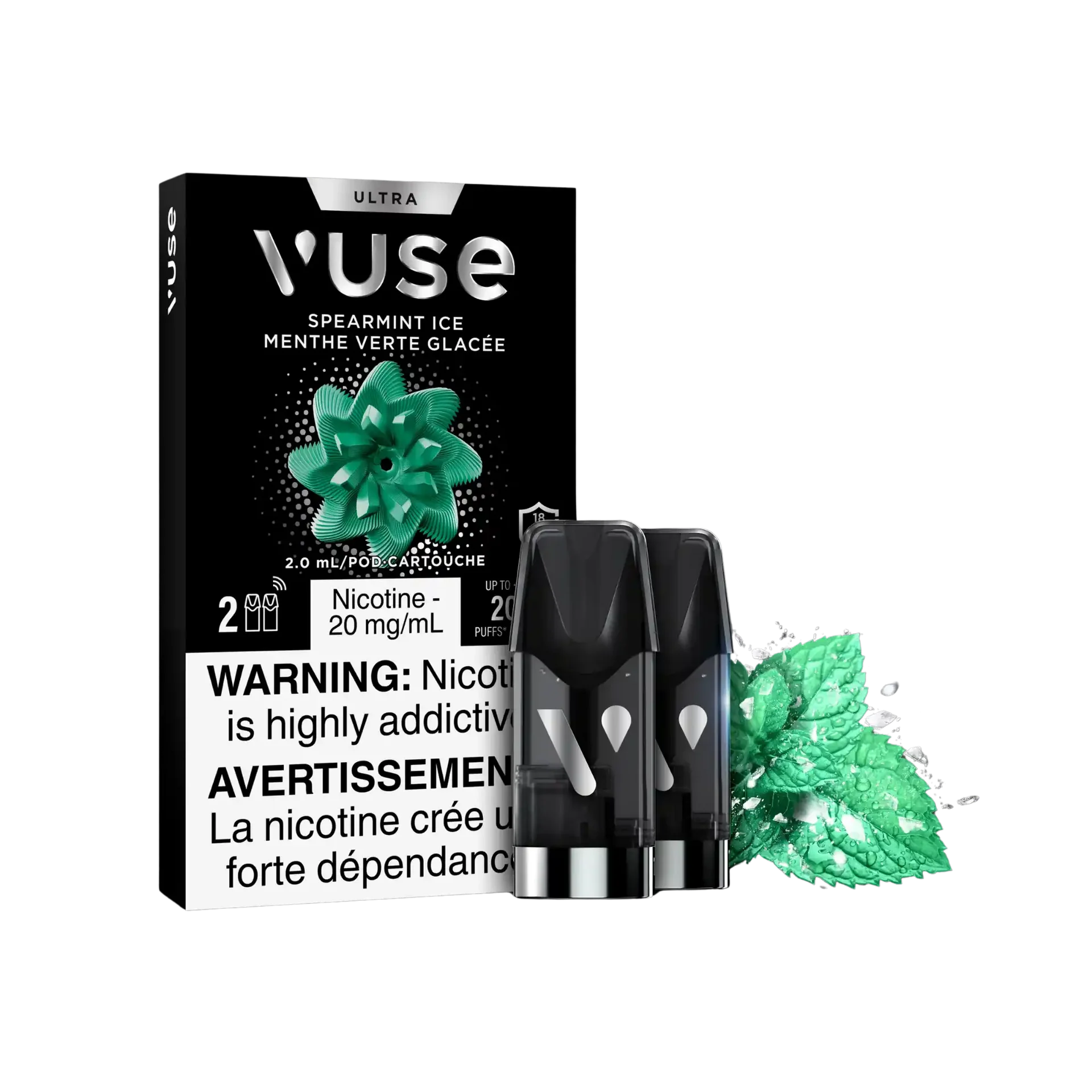 Spearmint Ice Vuse Ultra Pods by VUSE