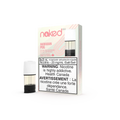 Naked 100 Hawaiian Pog Stlth vape pods, 3-pack, 20mg nicotine, with a single clear pod.