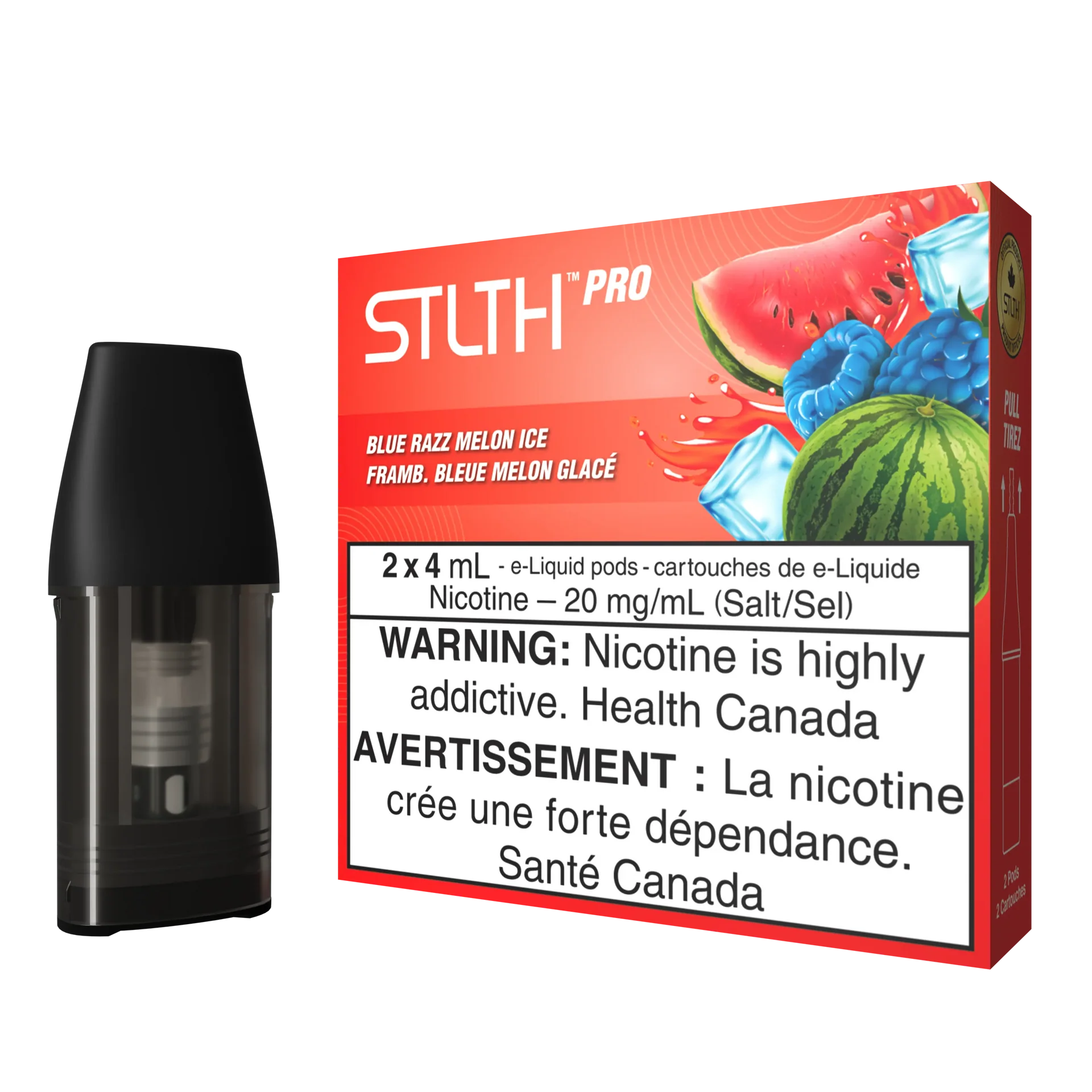 Stlth Pro - Blue Razz Melon Ice