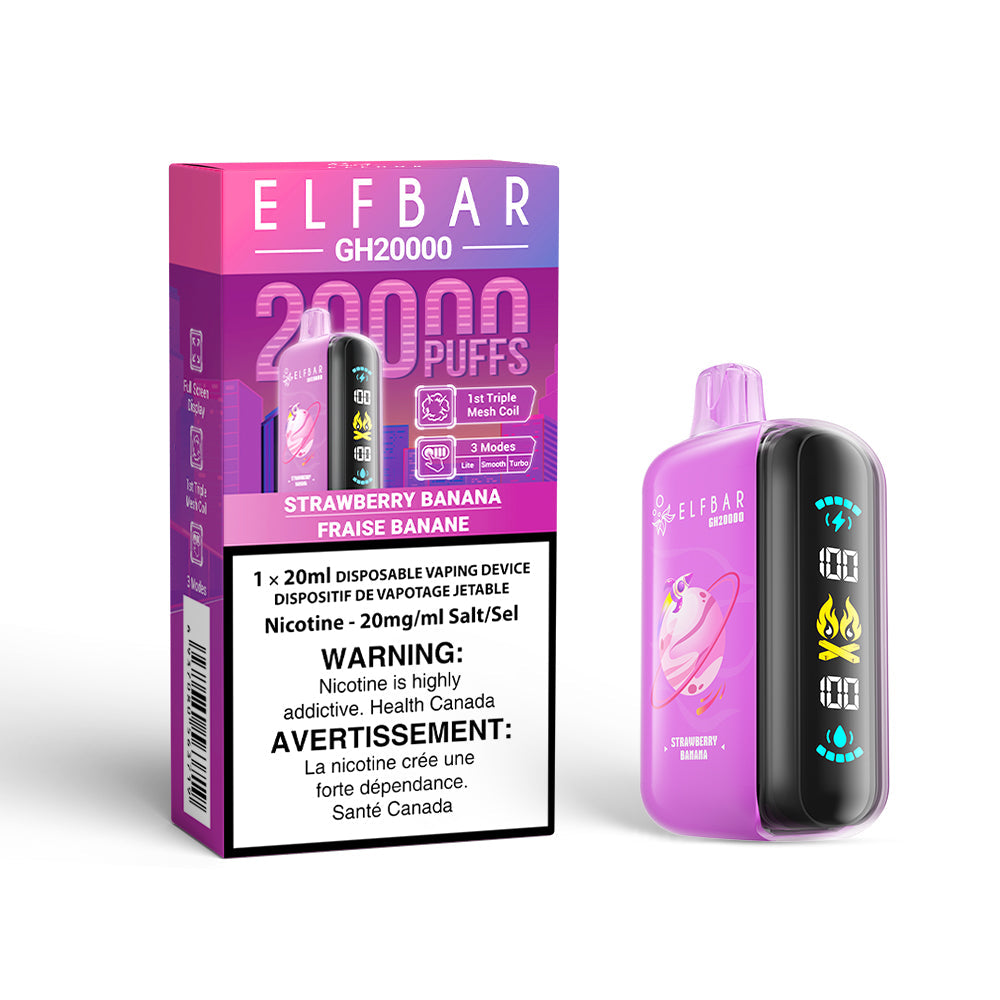 Strawberry Banana Elf Bar GH20000 - Disposable Vape
