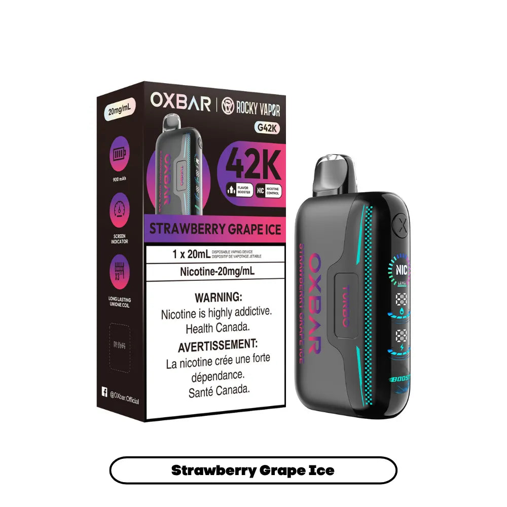 Strawberry Grape Ice Oxbar G42K - Disposable 42K