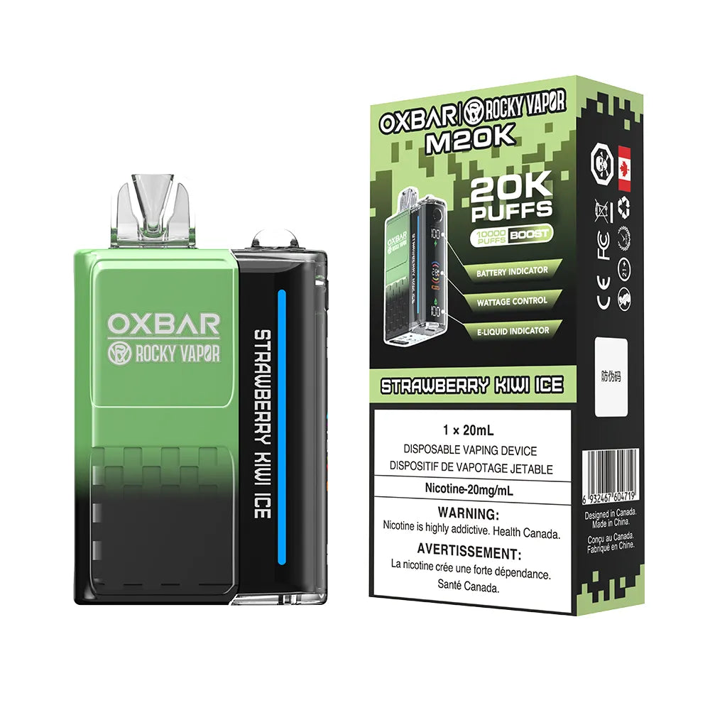 Strawberry Kiwi Ice Oxbar M20K - Disposable Vape