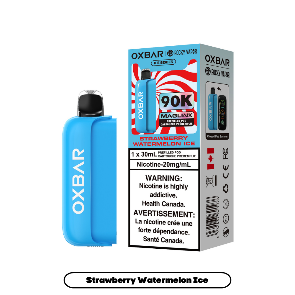 Strawberry Watermelon Ice Oxbar Maglink Pods (Ice Series) 90K
