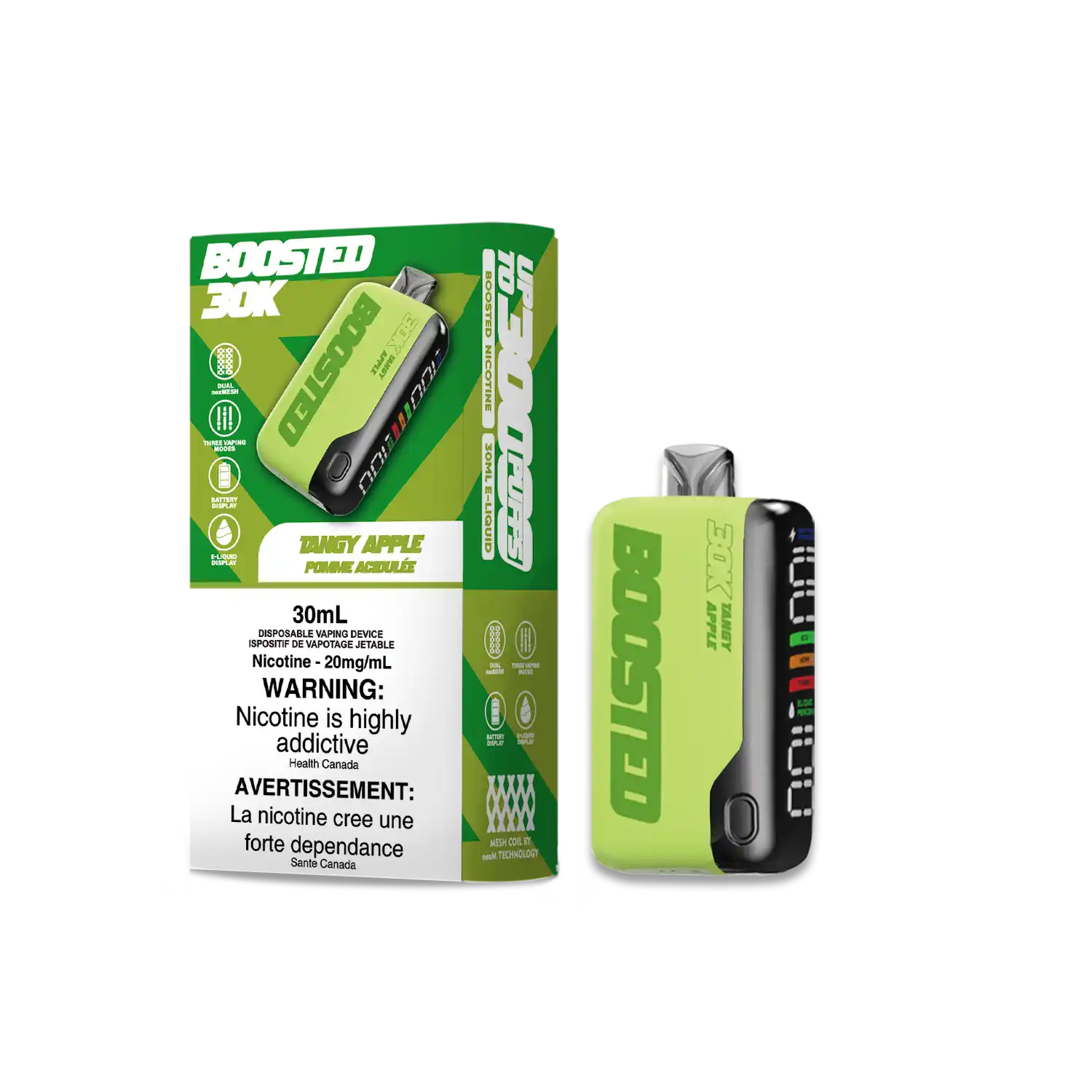 Tangy Apple Boosted - Disposable 30K by BOOSTED