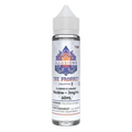 Illusions Vapor Prophet 60ml e-liquid bottle with white cap and label featuring purple and orange geometric design.