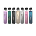 Vaporesso XROS Pro 2 Pod Kit in multiple colors: purple, green, black, gold, silver, pink, and blue.