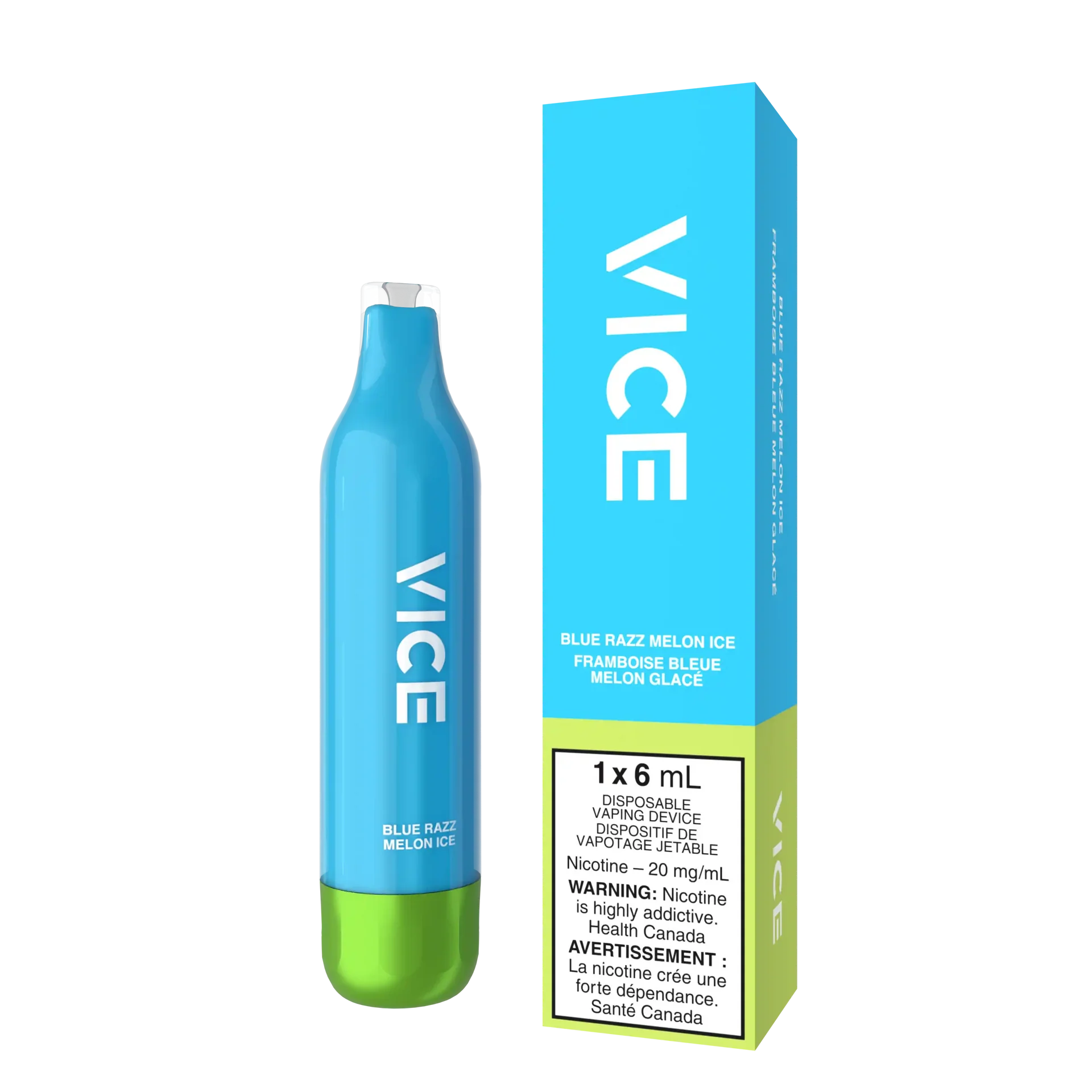 Blue Razz Melon Ice Vice 2500 - Disposable Vape by VICE