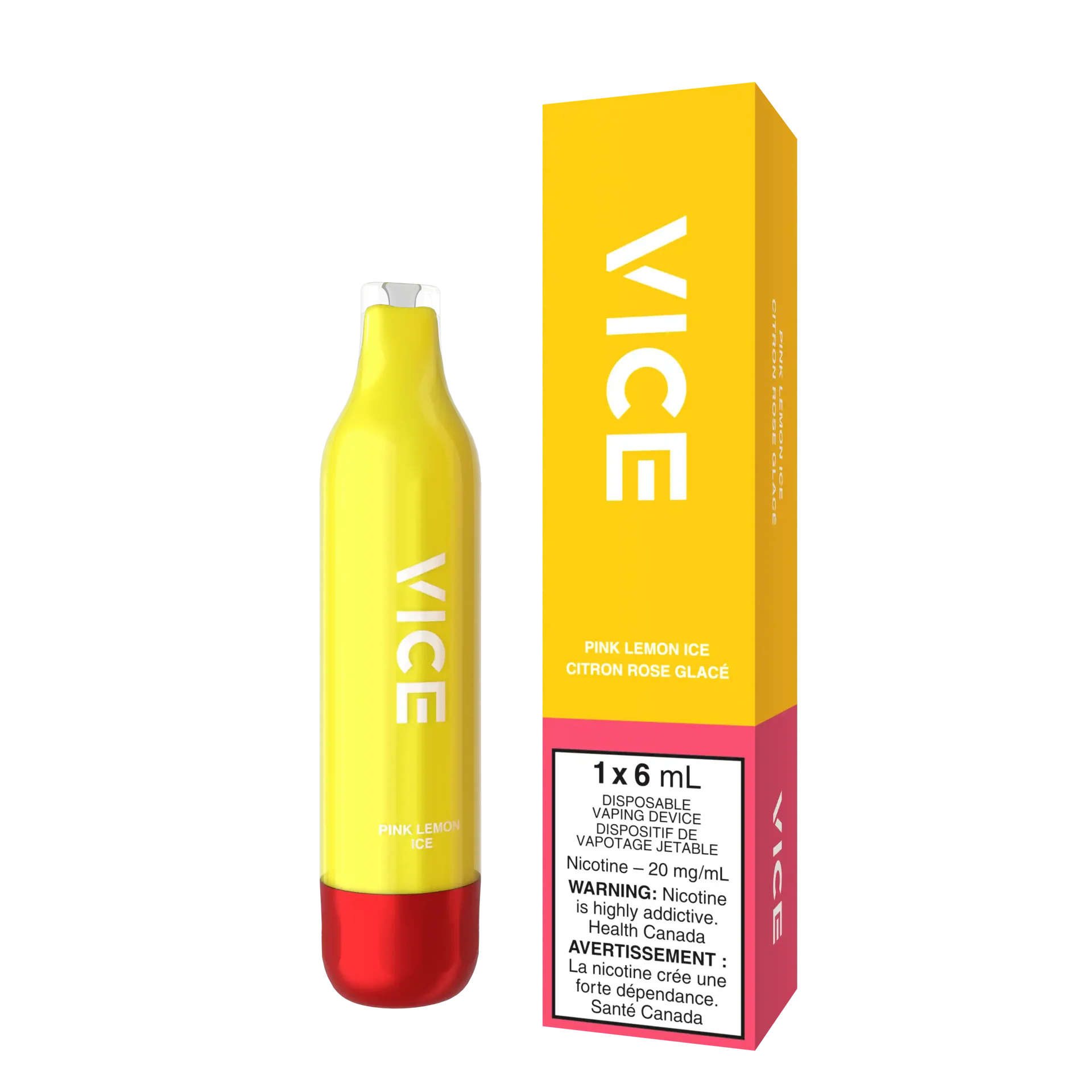 Pink Lemonade Ice Vice 2500 - Disposable Vape by VICE