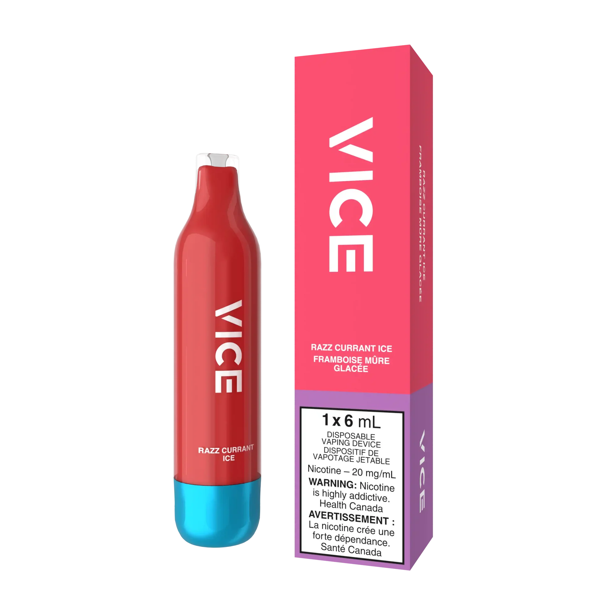 Razz Currant Ice Vice 2500 - Disposable Vape
