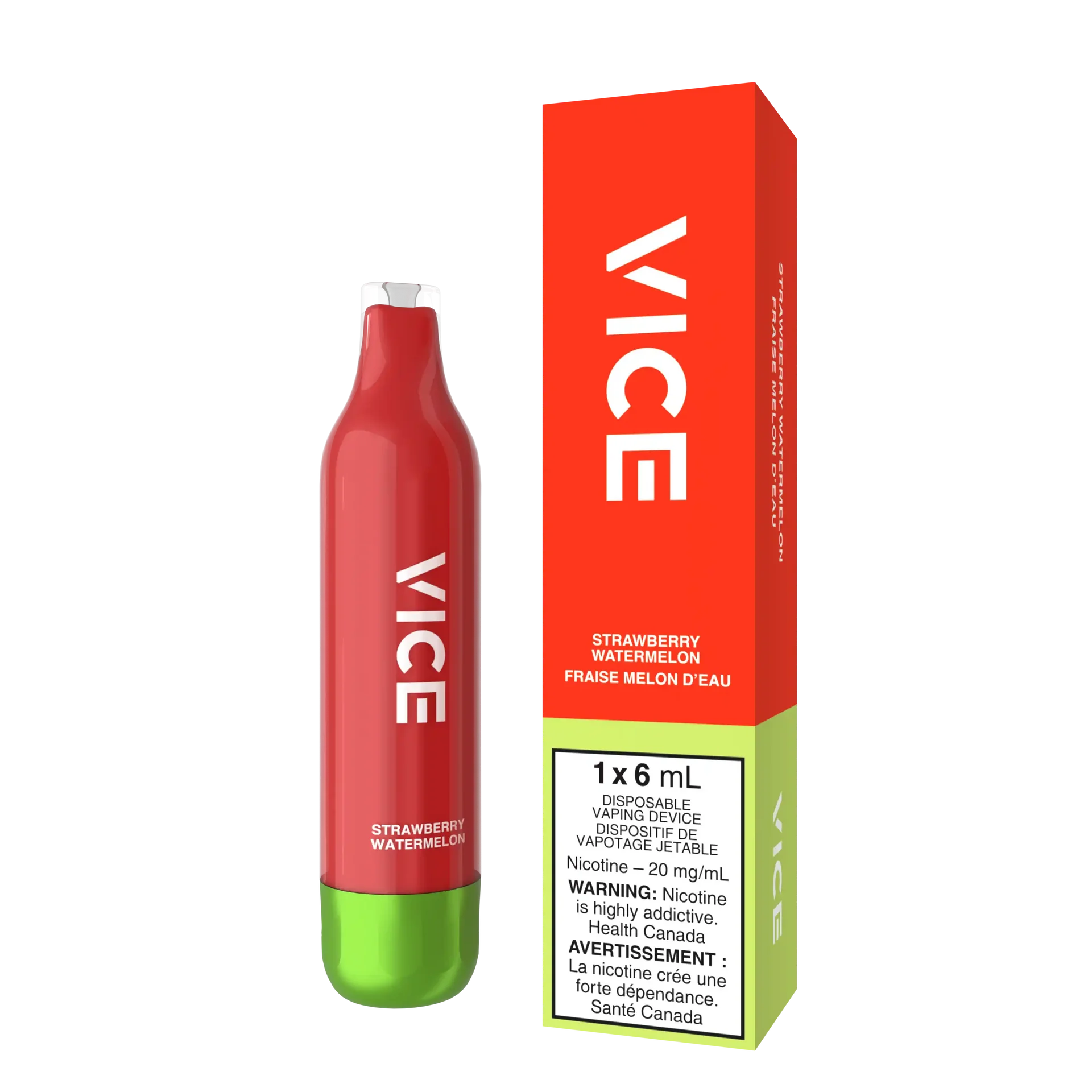 Strawberry Watermelon Vice 2500 - Disposable Vape by VICE