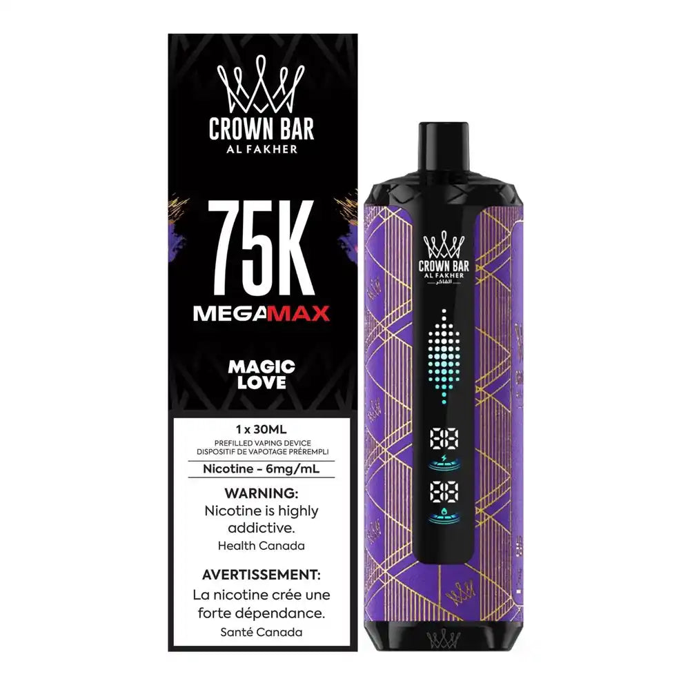 Magic Love Al Fakher Crown Bar - Disposable 75K