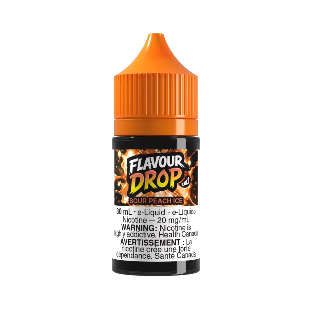 Sour Peach Ice by Flavour Drop Salt