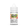 Apple Drop Salt Double Apple 30mL e-liquid bottle with white cap and green label.